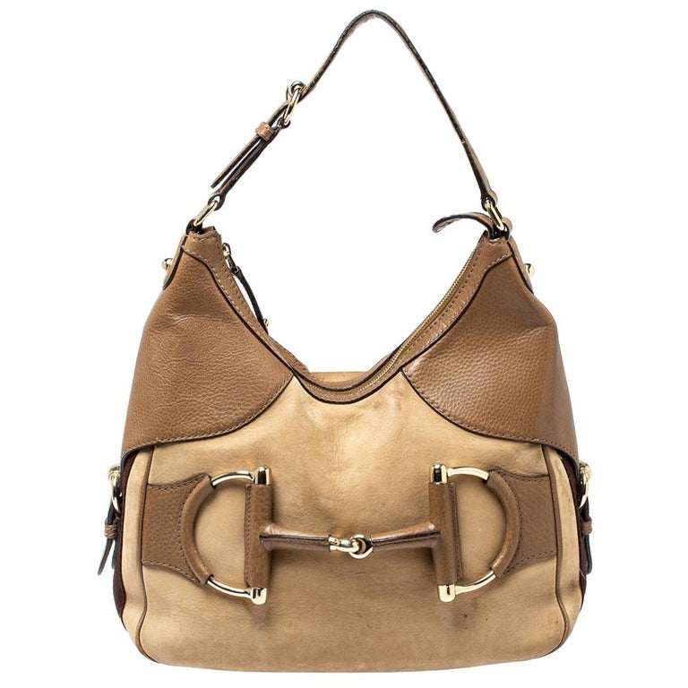 Gucci Caro Leather Shoulder Bag