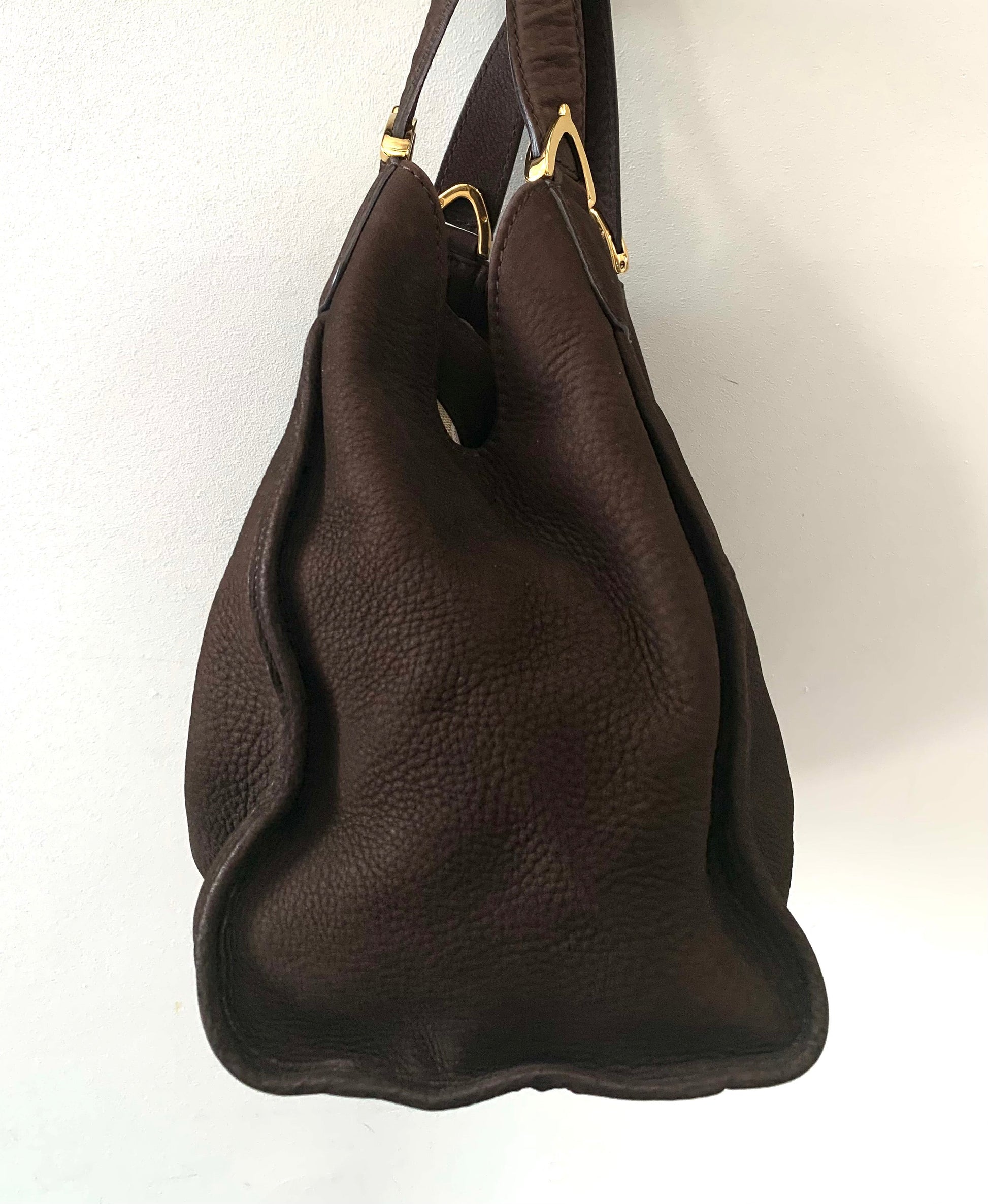 Gucci Monogram Caro Canvas Shoulder Bag
