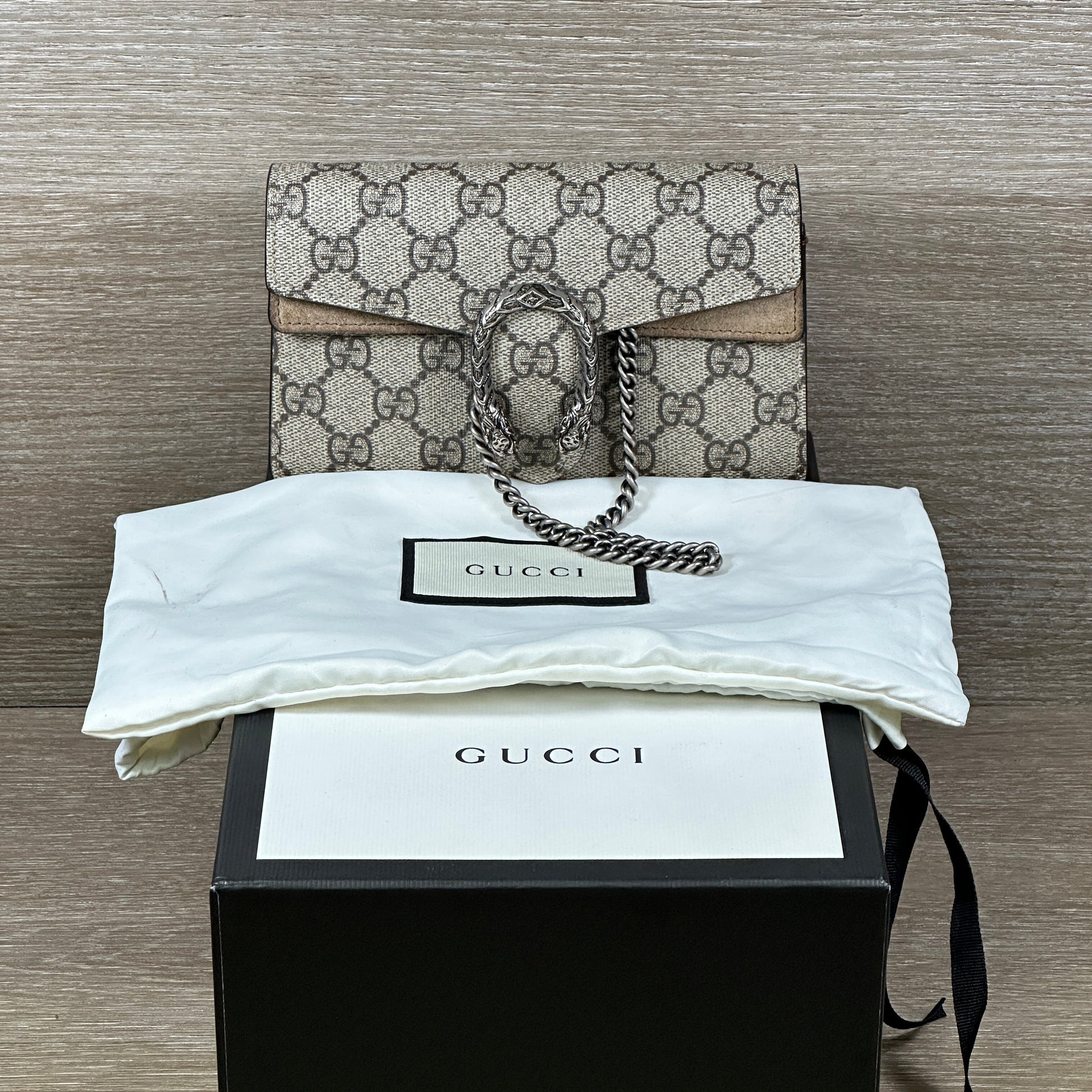 Gucci Mini Canvas Shoulder Bag