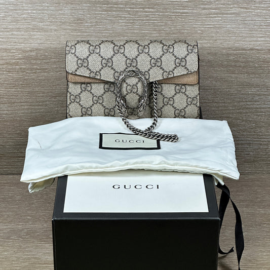 Gucci Mini Canvas Shoulder Bag