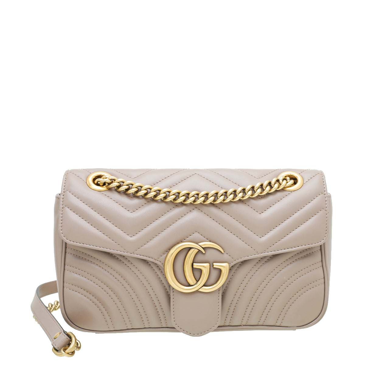 Gucci Dusty Pink GG Marmont MatelassÃ© Small Bag