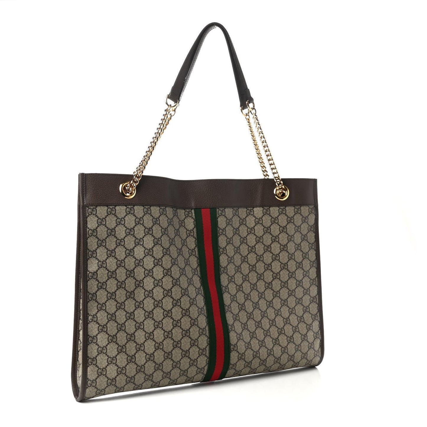 Gucci Monogram Caro Chain Leather Tote