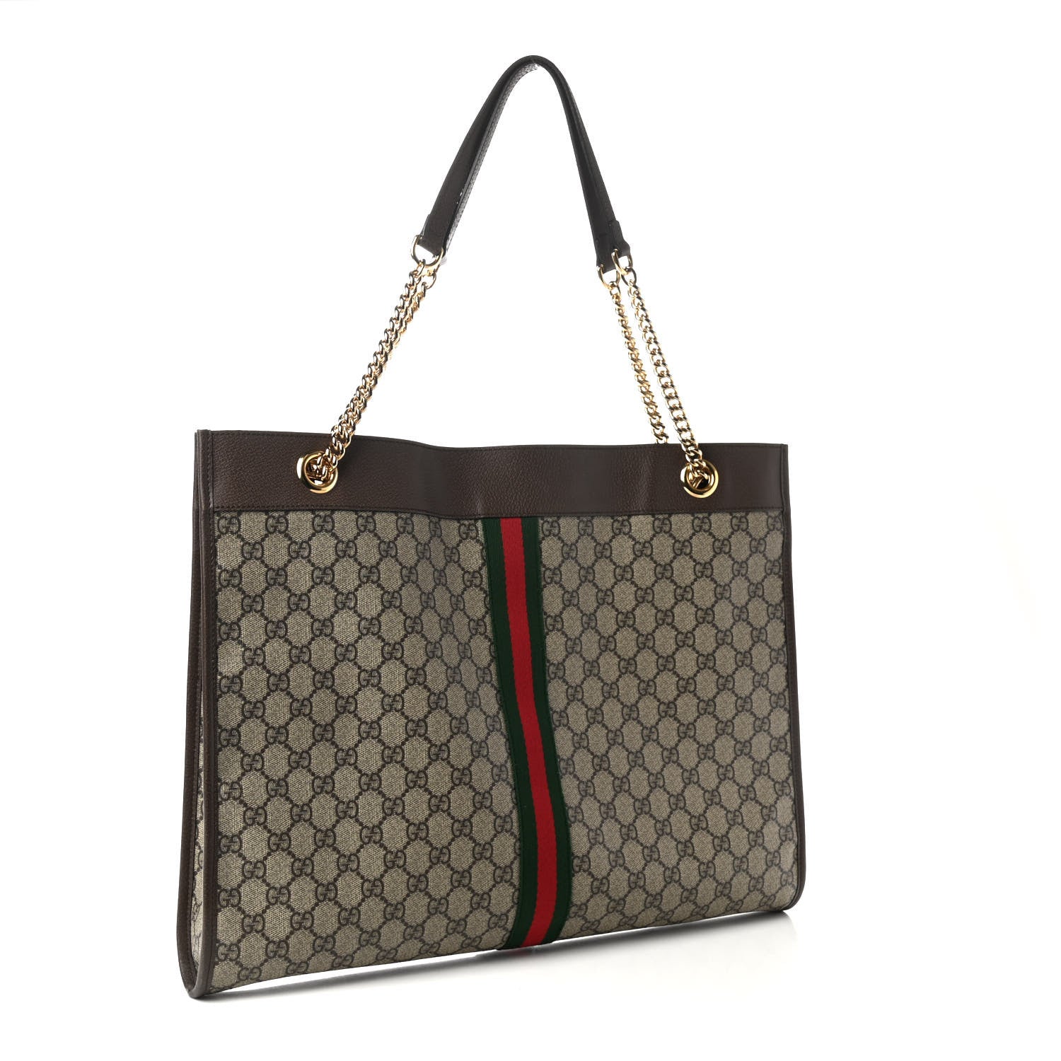 Gucci Monogram Caro Chain Leather Tote
