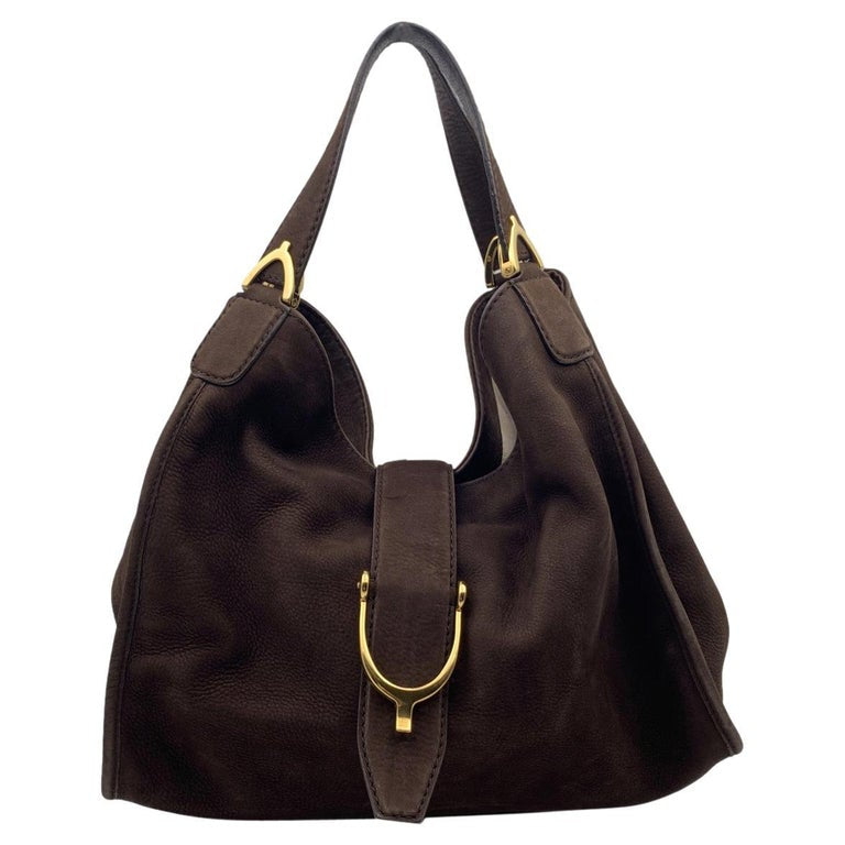 Gucci Monogram Caro Canvas Shoulder Bag