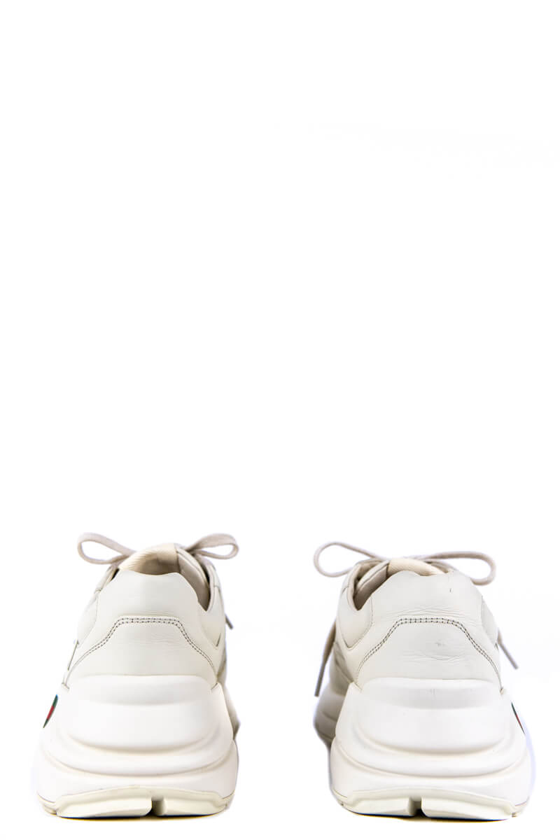 Gucci Ivory 2018 Rhyton GG Web Sneakers Size ?IT 40 | US 10