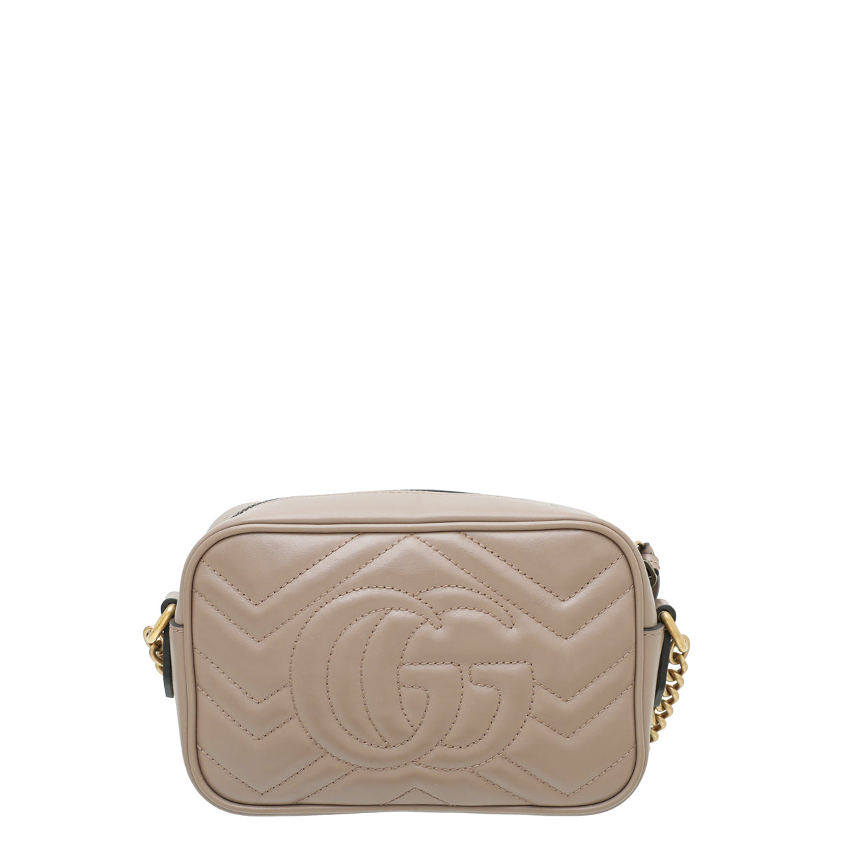 Gucci Dusty Pink GG Marmont MatelassÃ© Mini Bag