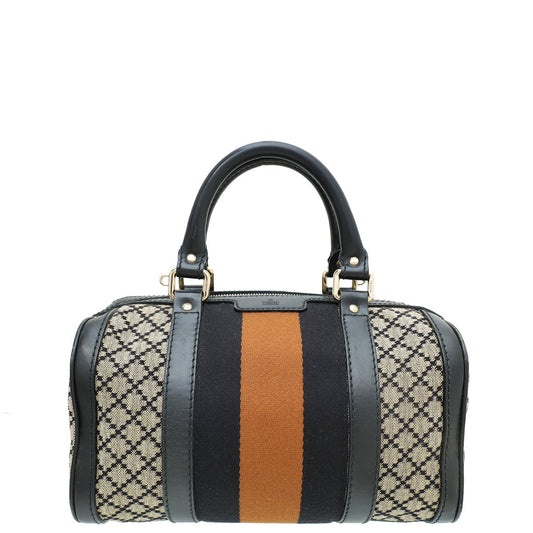 Gucci Black Diamante   Web Small Joy Boston Small Bag