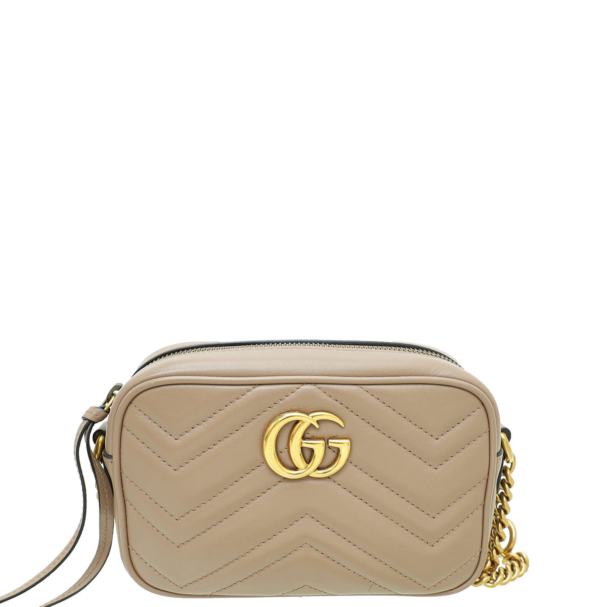 Gucci Dusty Pink GG Marmont MatelassÃ© Mini Camera Bag