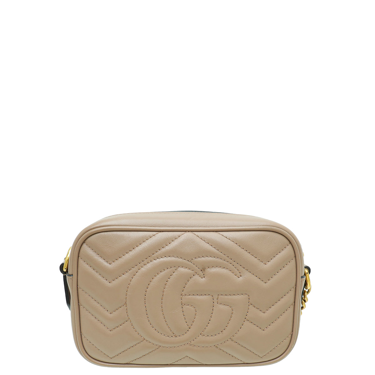 Gucci Dusty Pink GG Marmont MatelassÃ© Mini Camera Bag