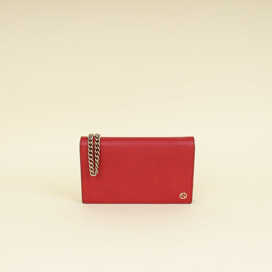 Gucci Chain Leather Crossbody