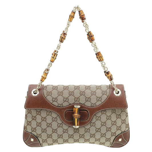 Gucci Bicolor Bamboo Chain Bag