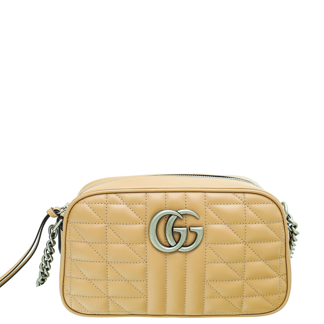 Gucci Rose Beige GG Marmont MatelassÃ© Camera Small Shoulder Bag