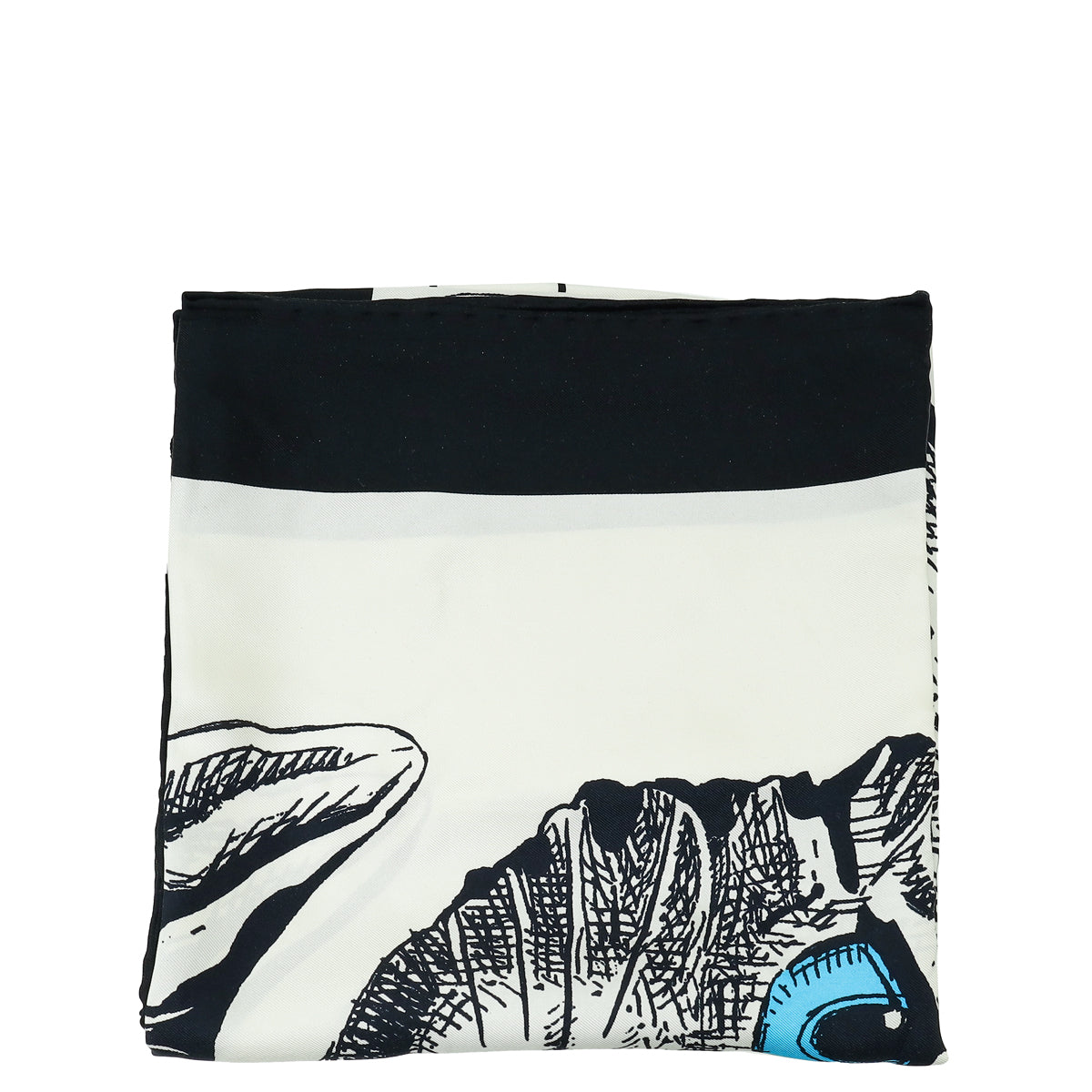 Gucci Multicolor Silk Mystic Cat Square Scarf