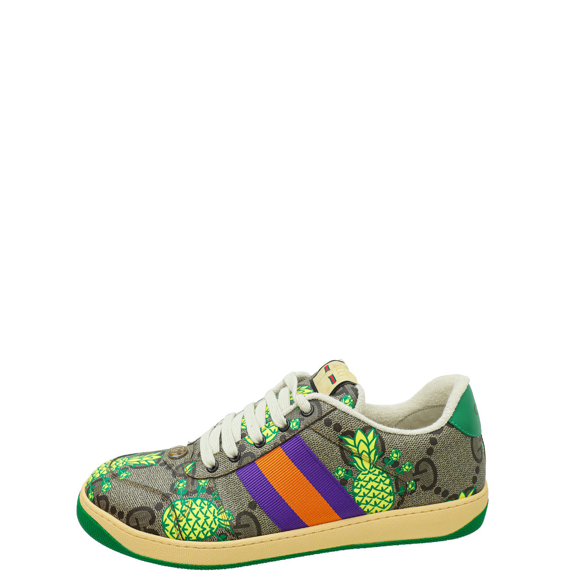 Gucci Multicolor GG Supreme Tropical Patterns Sneakers 10