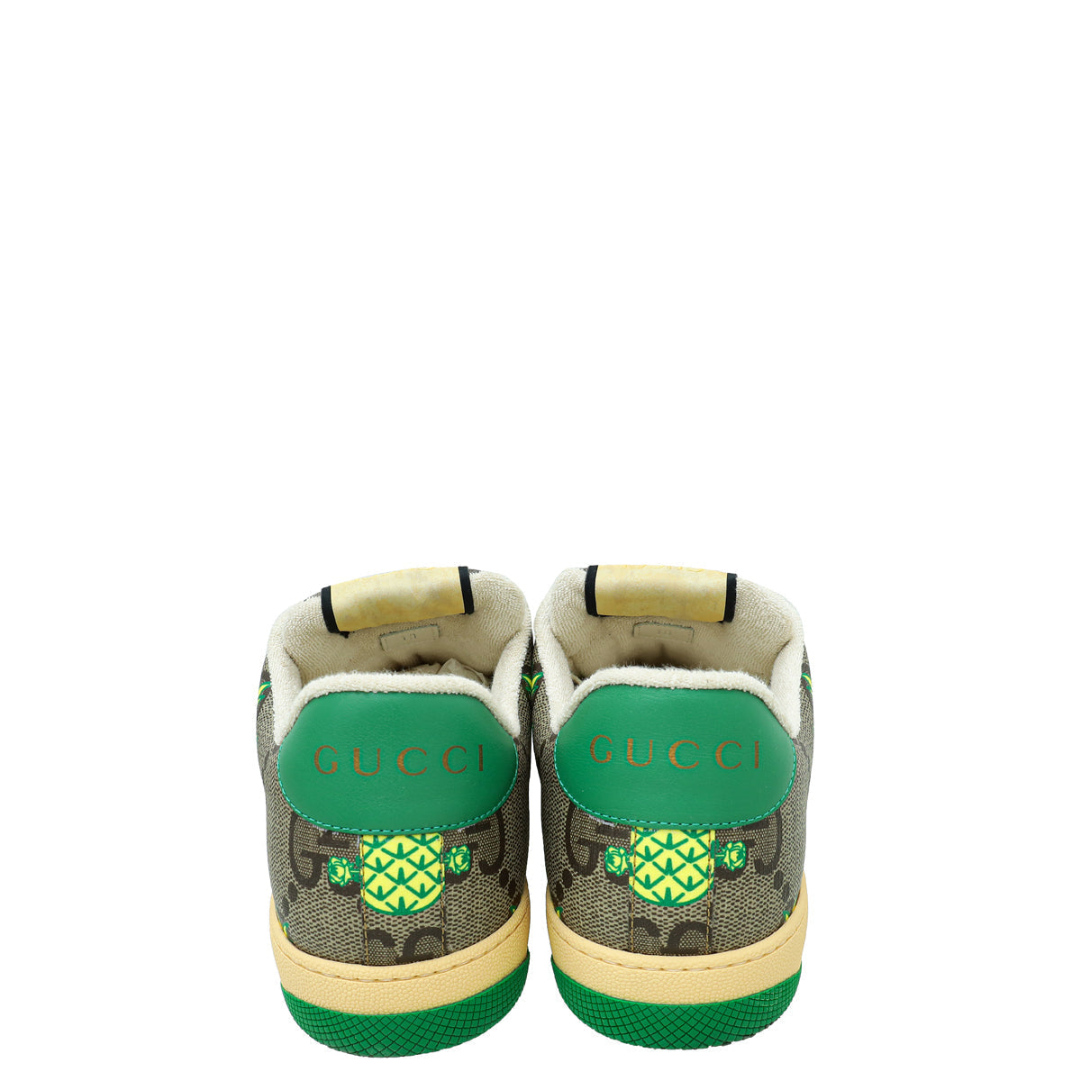 Gucci Multicolor GG Supreme Tropical Patterns Sneakers 10