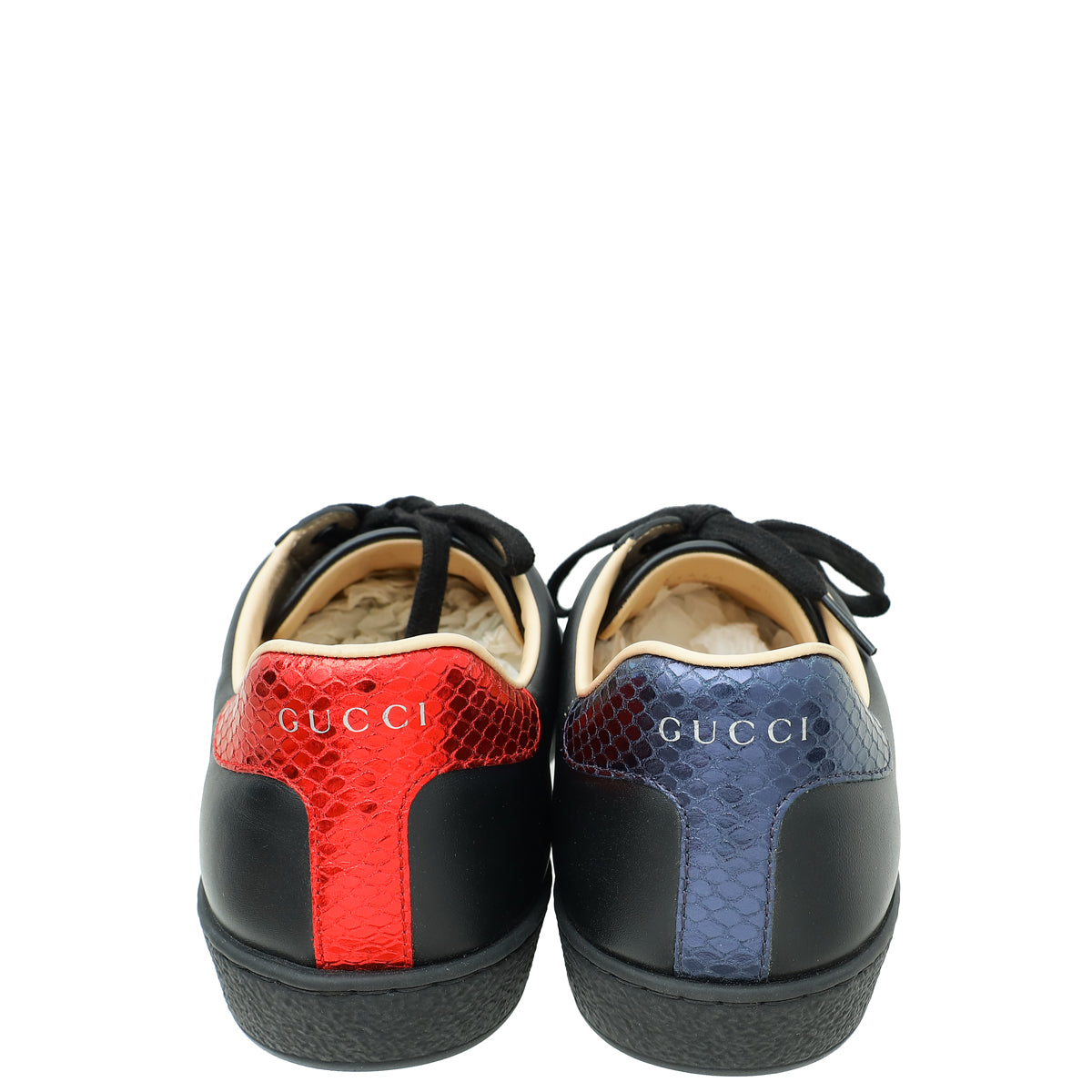 Gucci Black Ace Bee Embroidered Sneaker 8.5