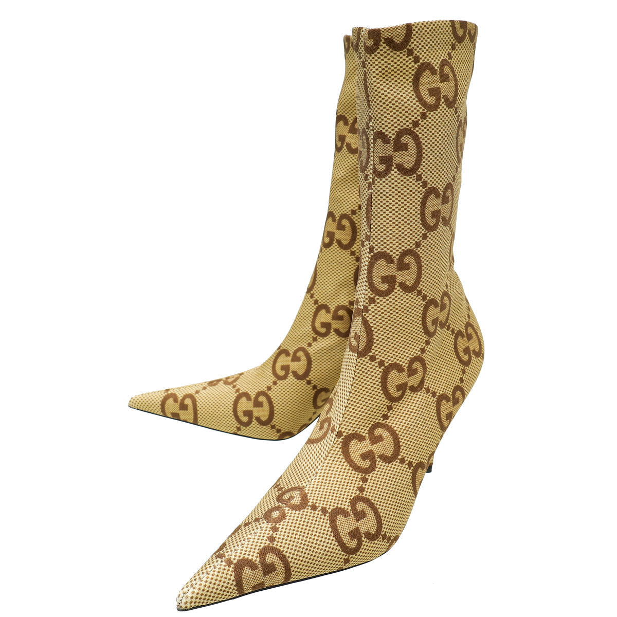 Gucci Ebony GG The Hacker Project Knife Ankle Boot 37.5