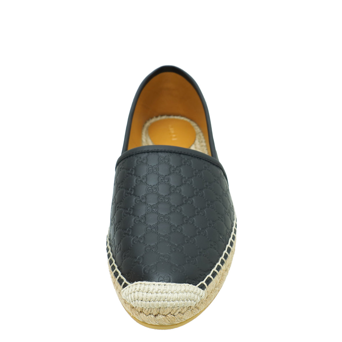 Gucci Black Microguccissima Espadrille 39.5