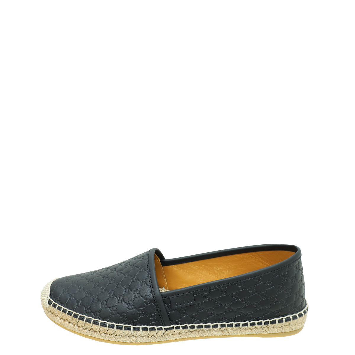 Gucci Black Microguccissima Espadrille 39.5