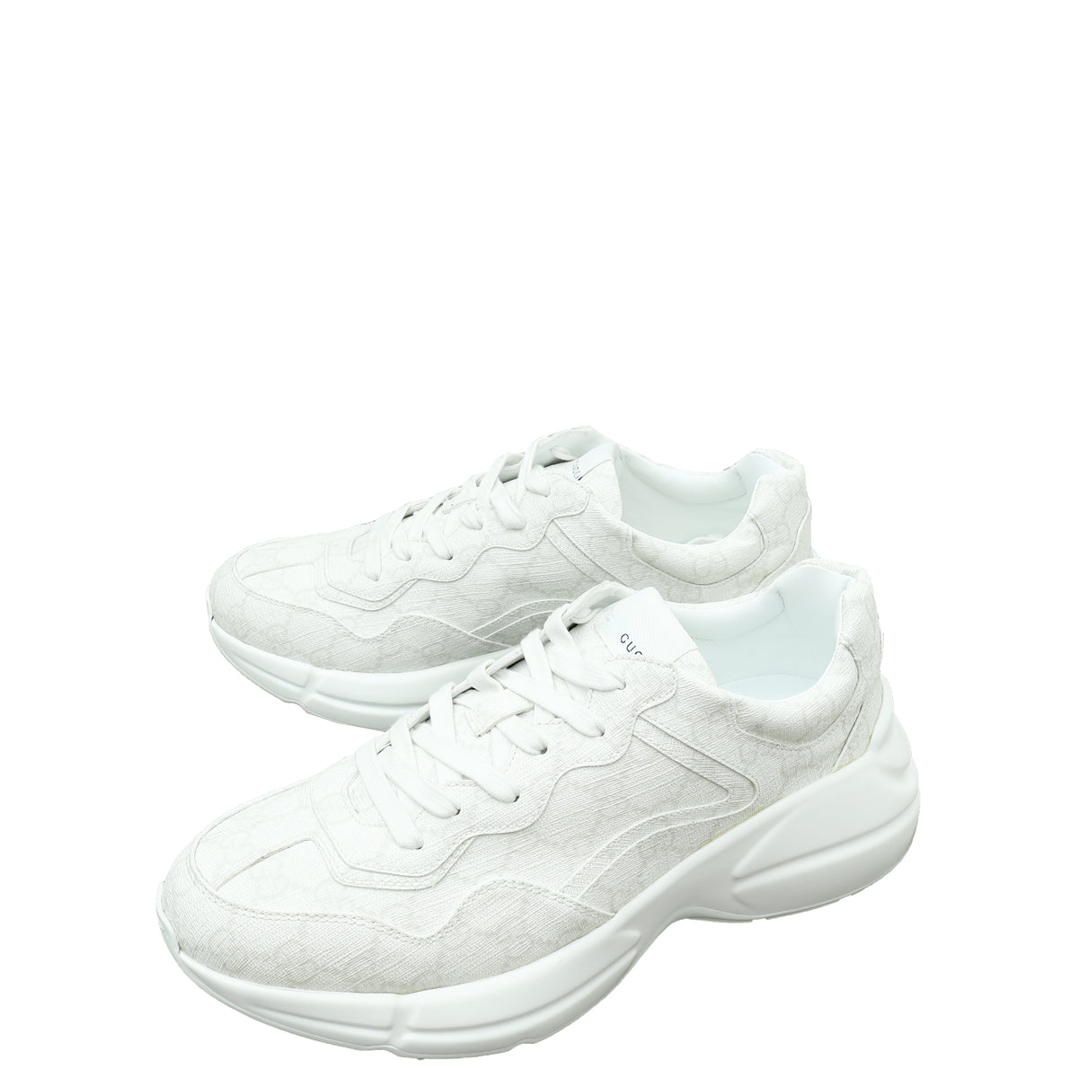 Gucci White GG Supreme Rhyton Sneaker 7