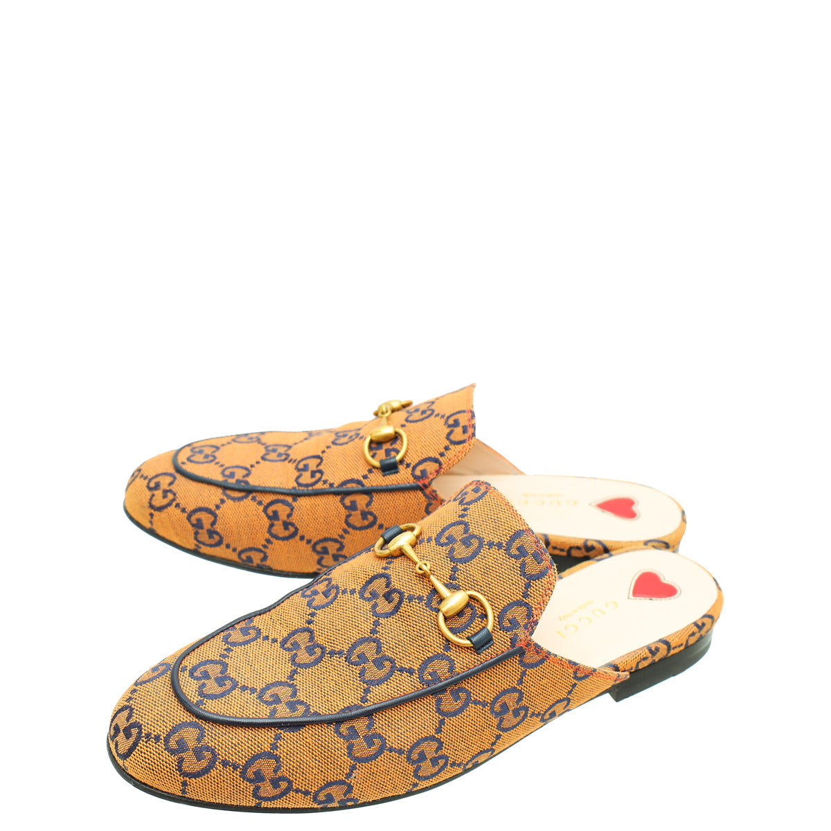 Gucci Bicolor GG Princetown Mules 37
