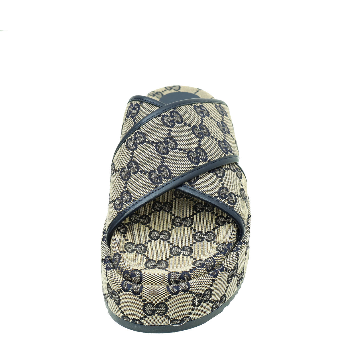Gucci Bicolor GG Platform 30mm Sandal 37
