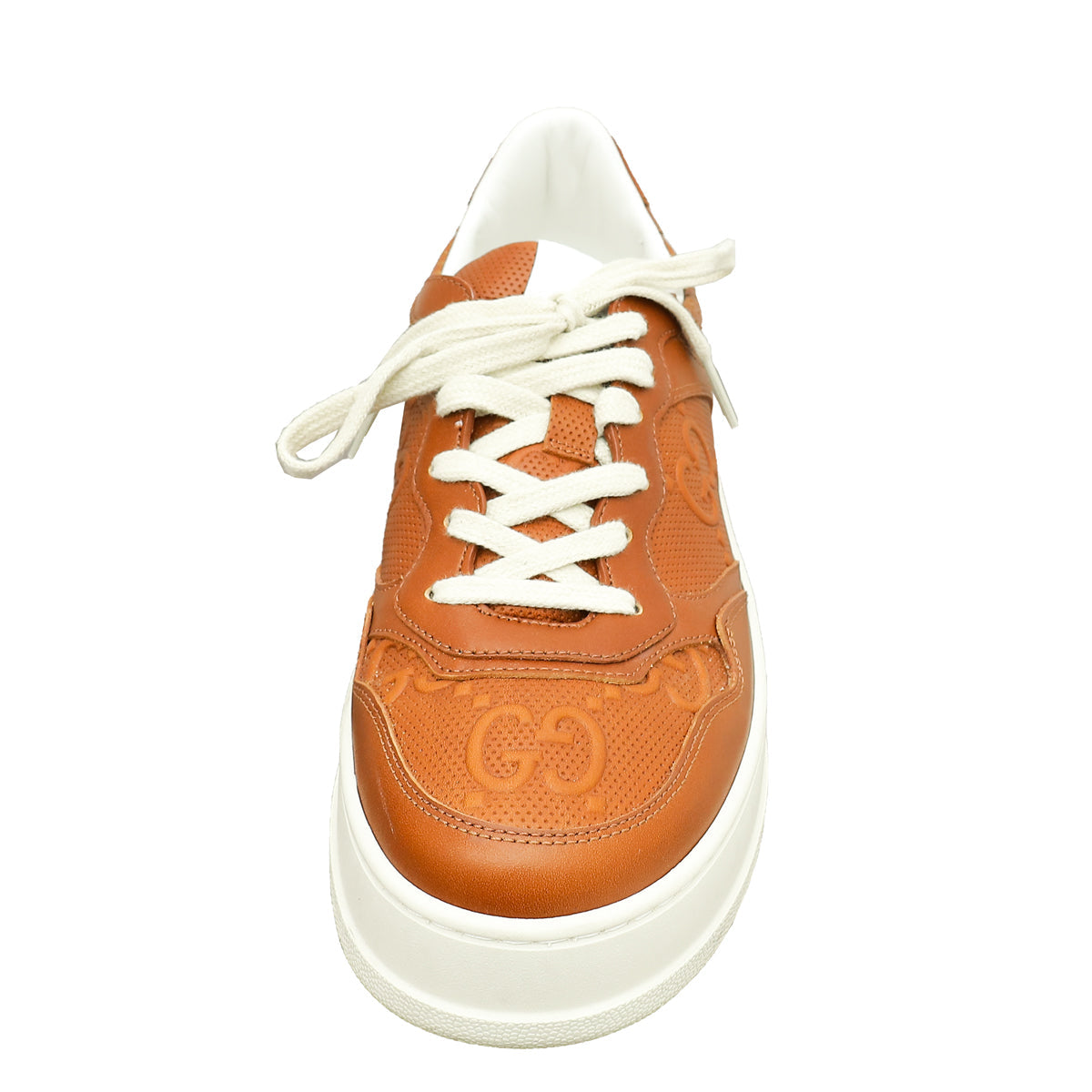 Gucci Brown GG Embossed Sneaker 40