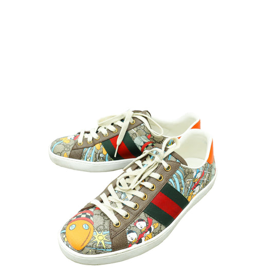 Gucci Multicolor X Disney Ace Donald Duck Sneakers 7