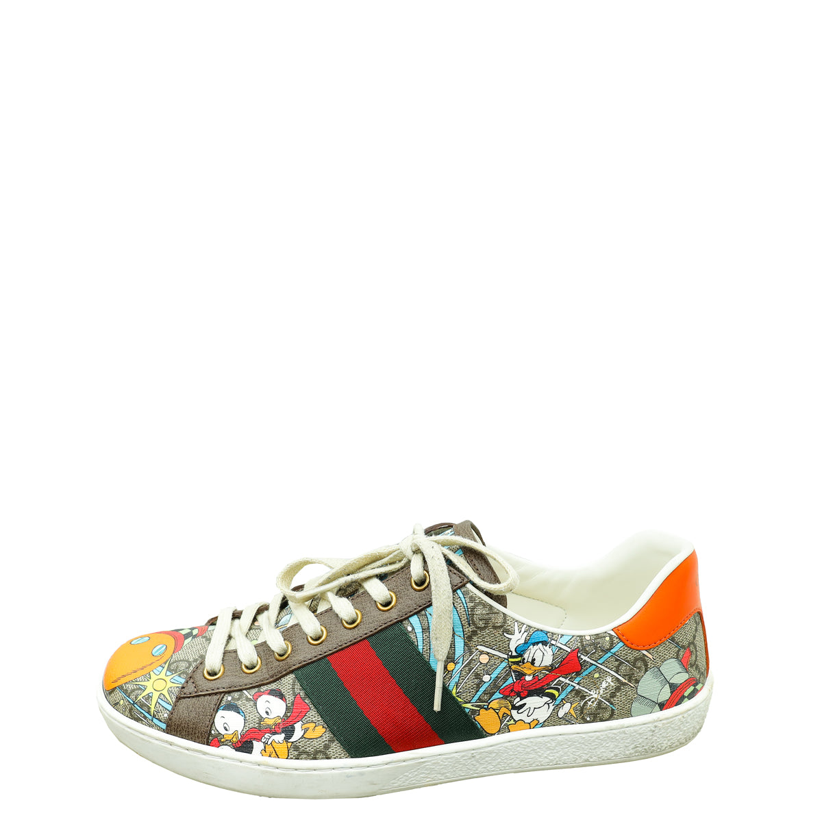 Gucci Multicolor X Disney Ace Donald Duck Sneakers 7