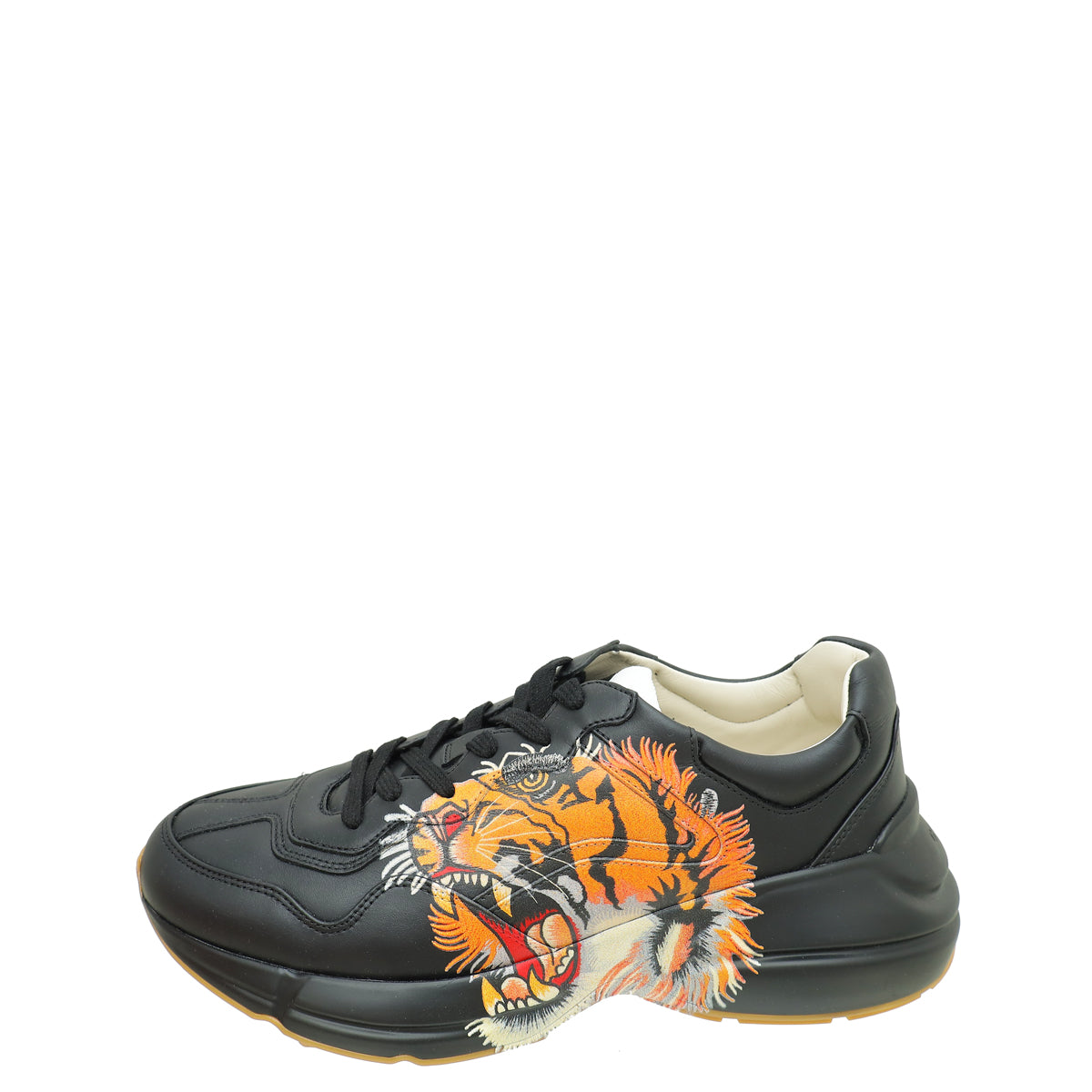 Gucci Black Tiger Print Rhyton Sneakers 8