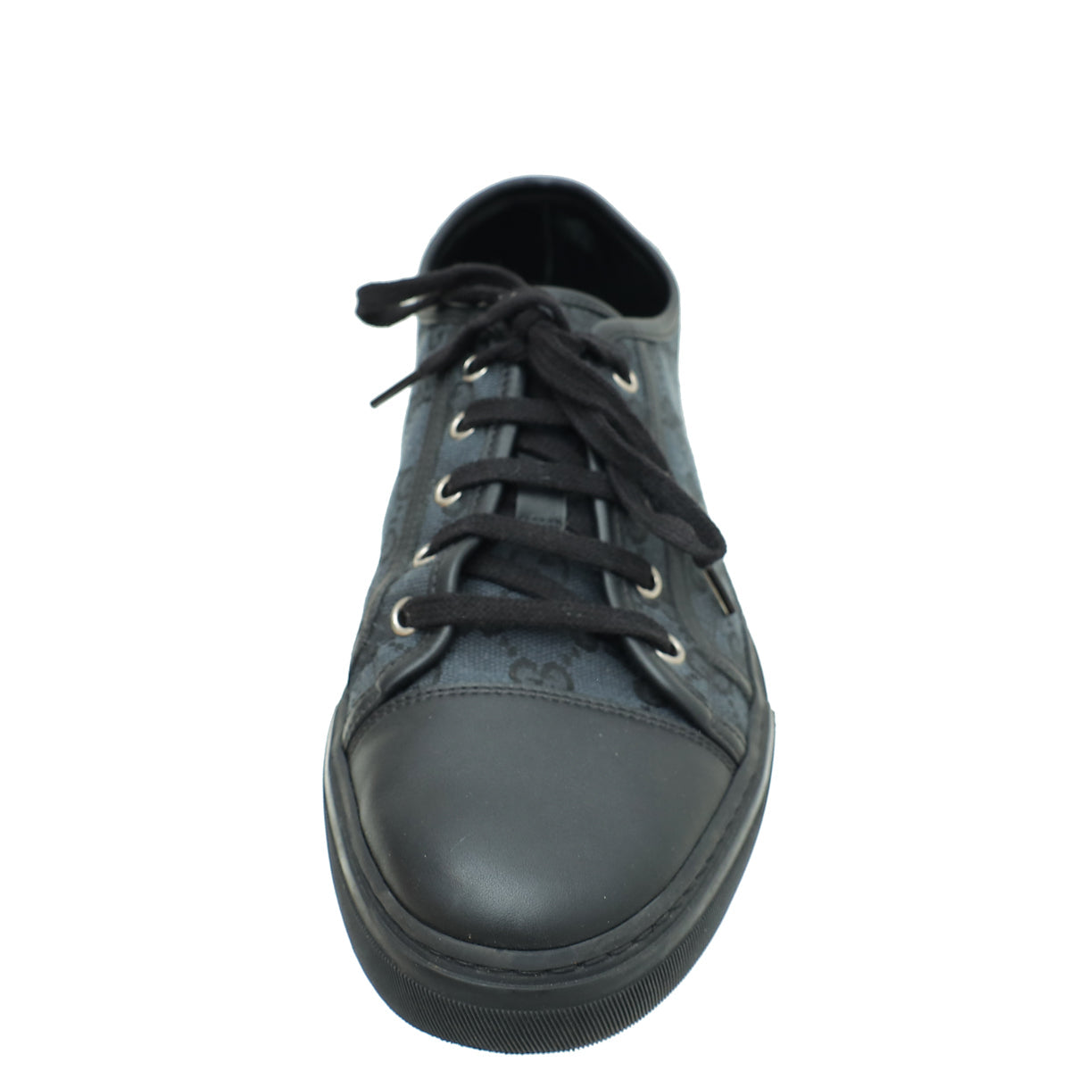 Gucci Black GG Low Top Sneakers 8