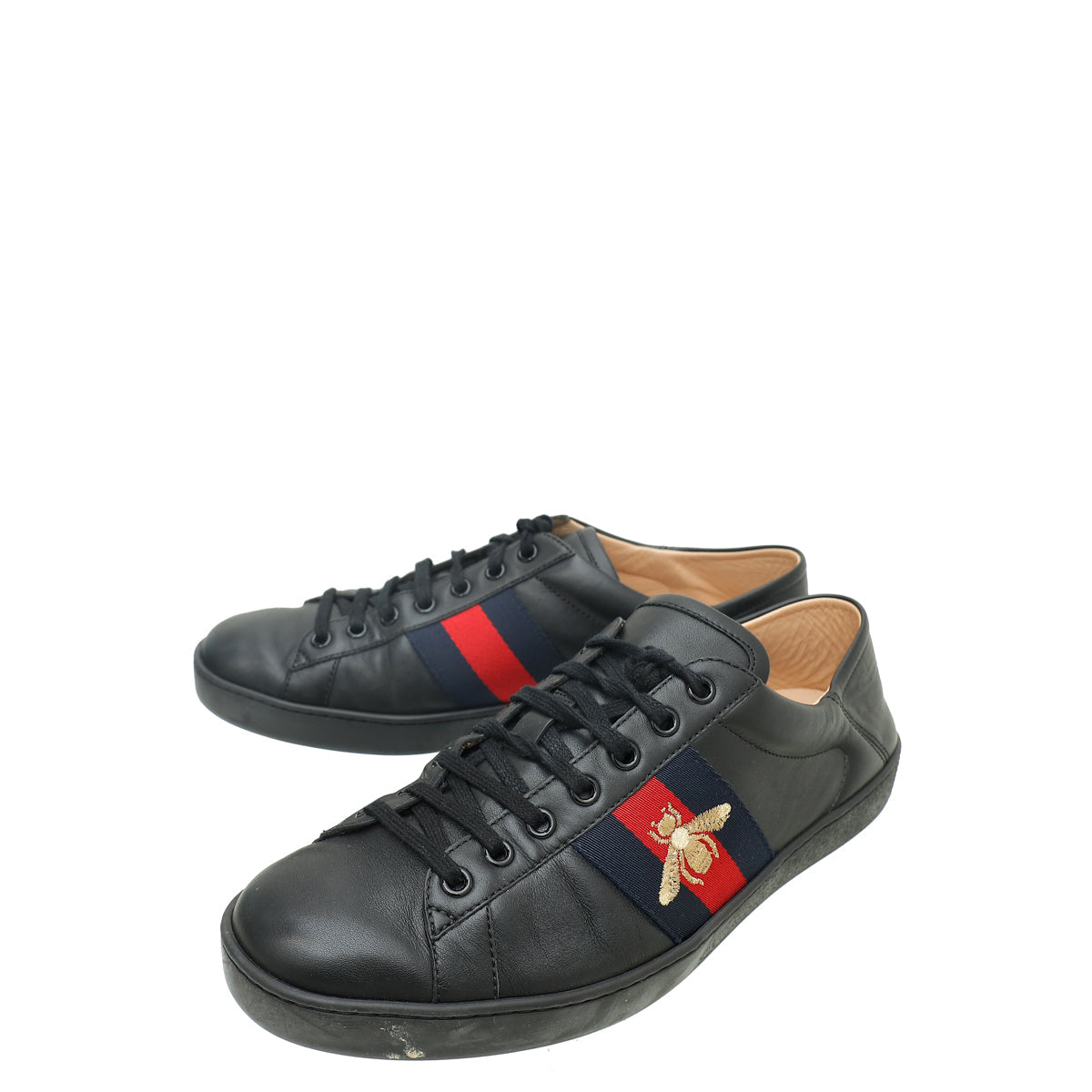 Gucci Black Ace Web Bee Sneaker 8
