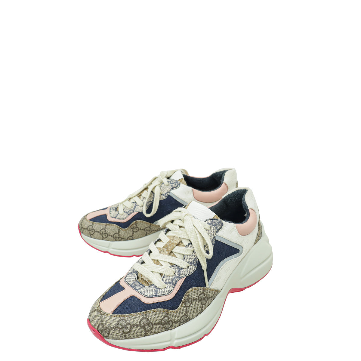 Gucci Multicolor GG Supreme Rhyton Sneaker 39