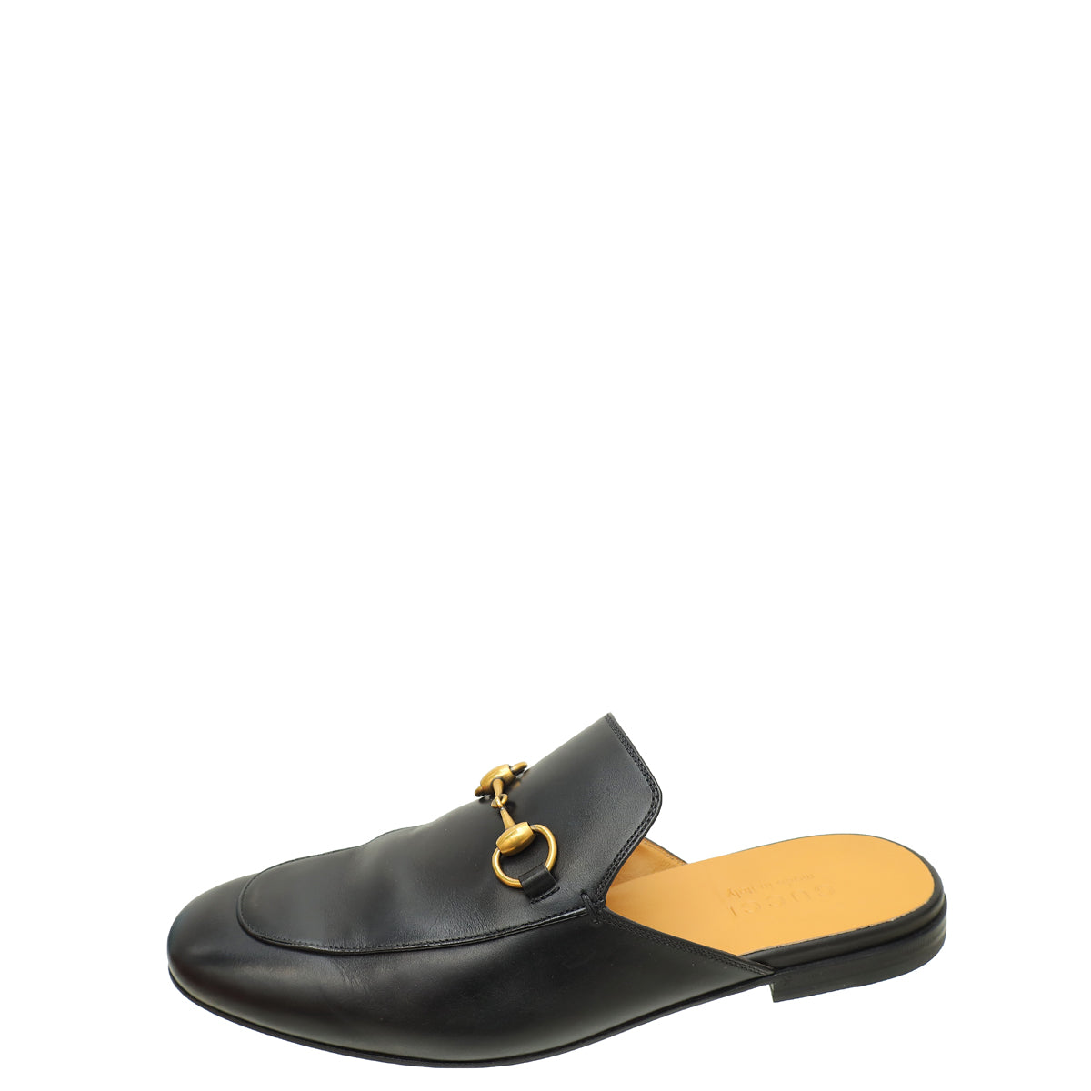 Gucci Black Princetown Mules for Men 8