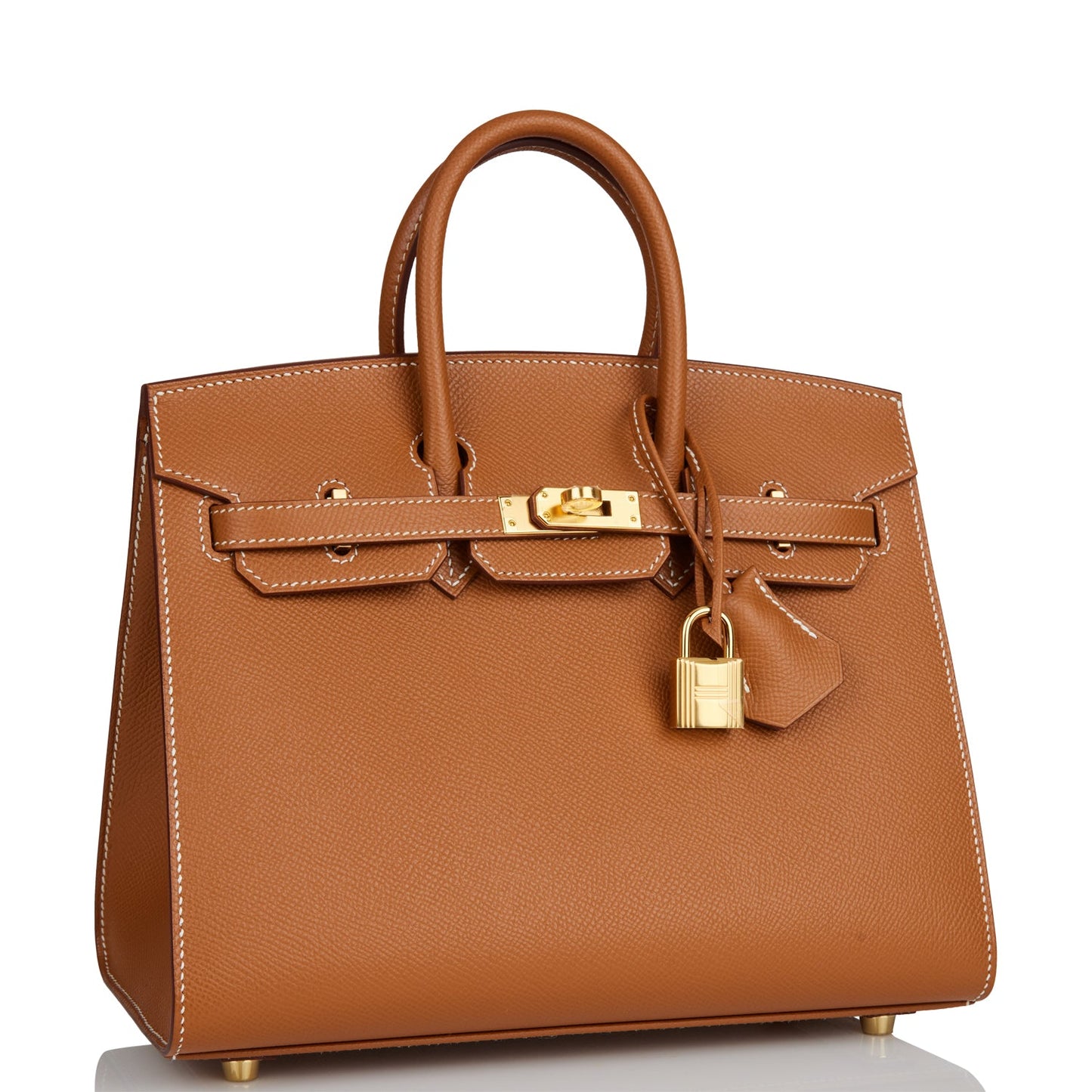 Hermes Birkin 25 Sellier Gold Epsom Gold Hardware