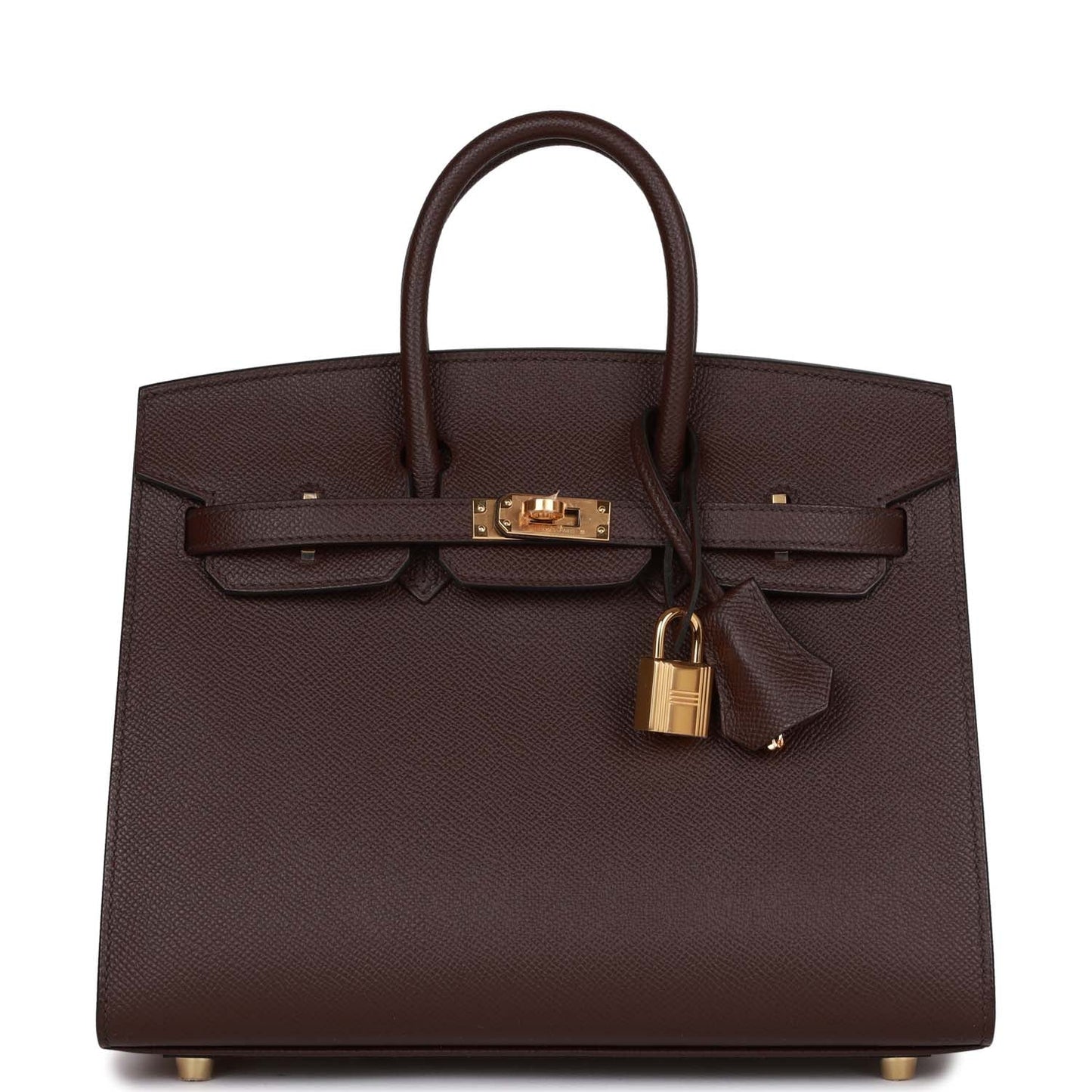 Hermes Birkin 25 Sellier Rouge Sellier Epsom Gold Hardware