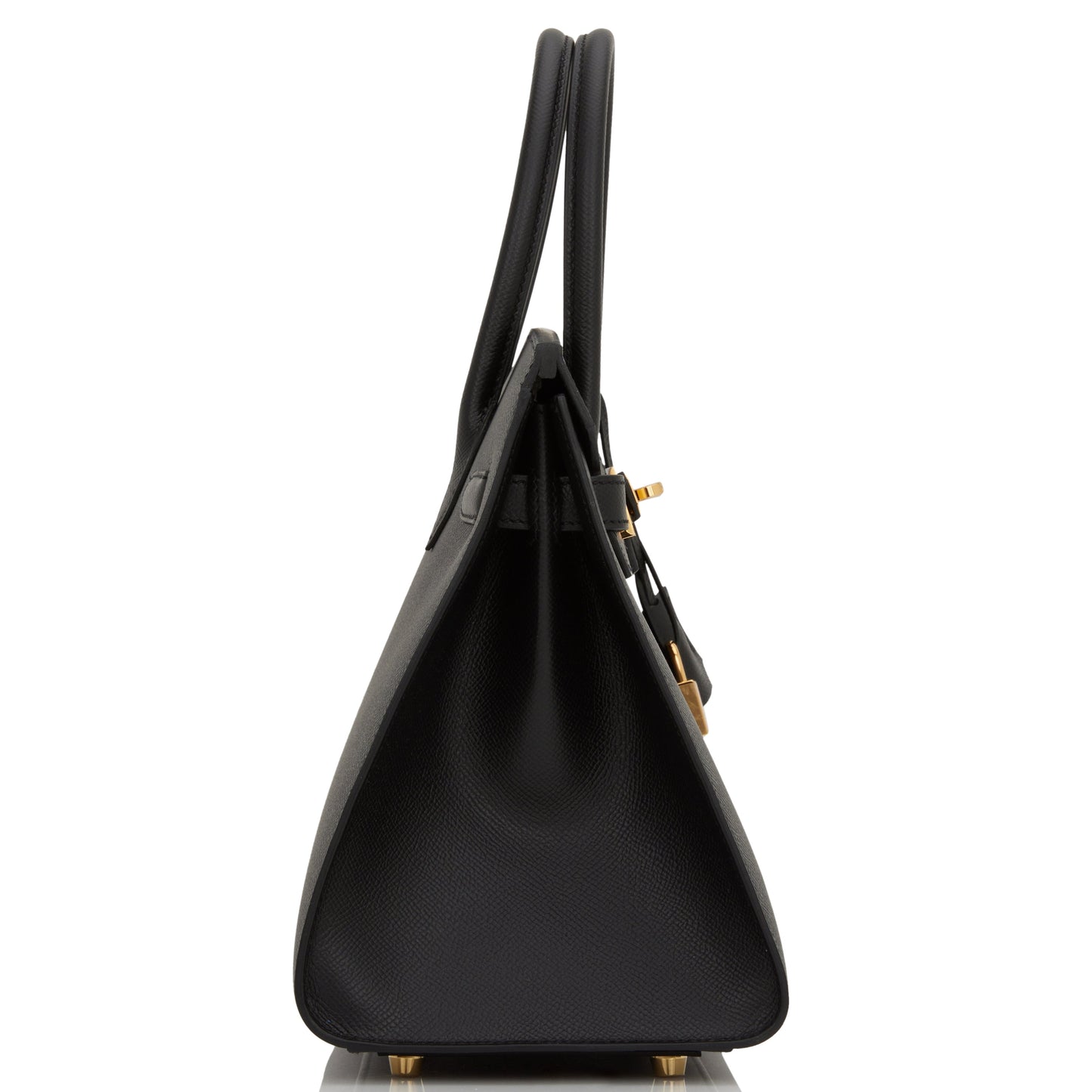 Hermes Birkin 30 Sellier Black Epsom Gold Hardware