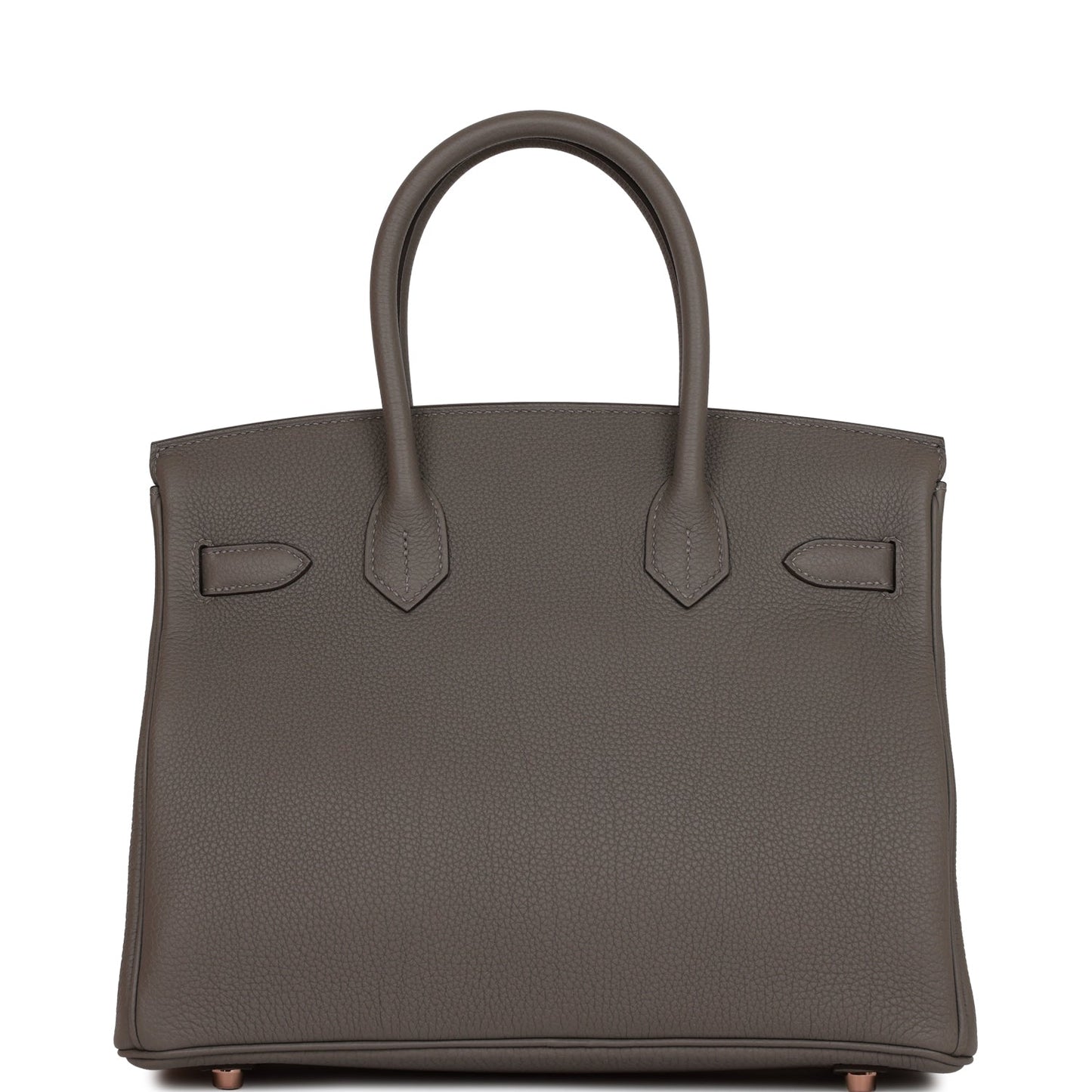 Hermes Birkin 30 Gris Meyer Togo Rose Gold Hardware