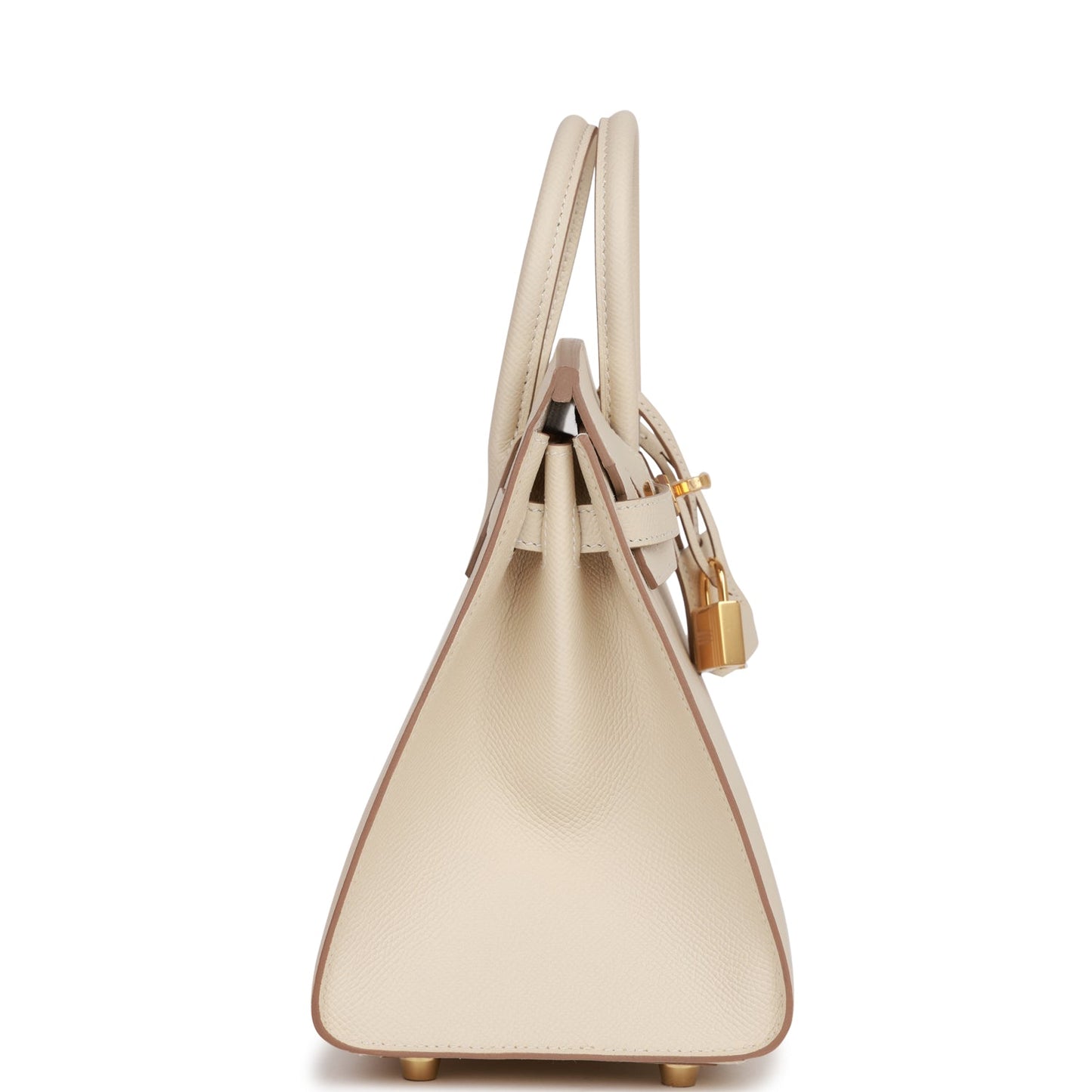 Hermes Birkin 25 Sellier Craie Epsom Gold Hardware