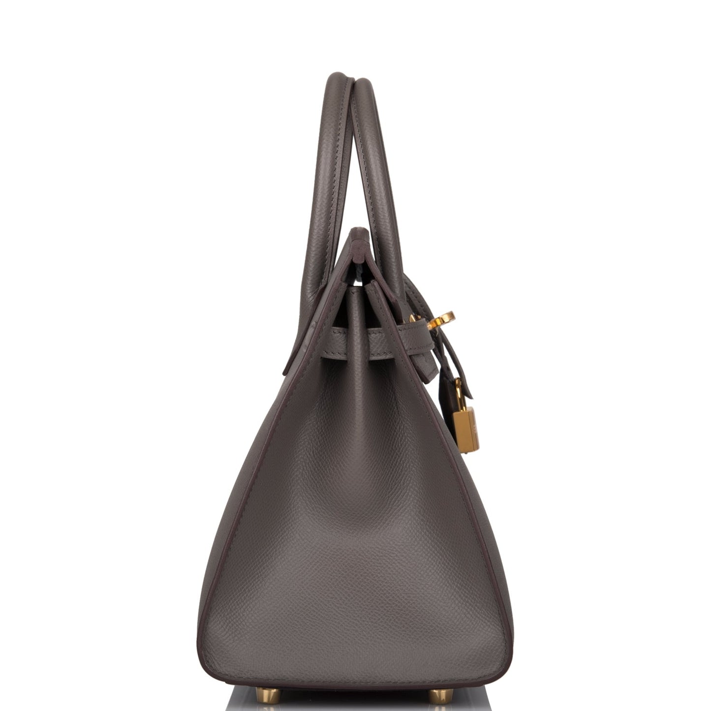 Hermes Birkin 25 Sellier Etain Epsom Gold Hardware