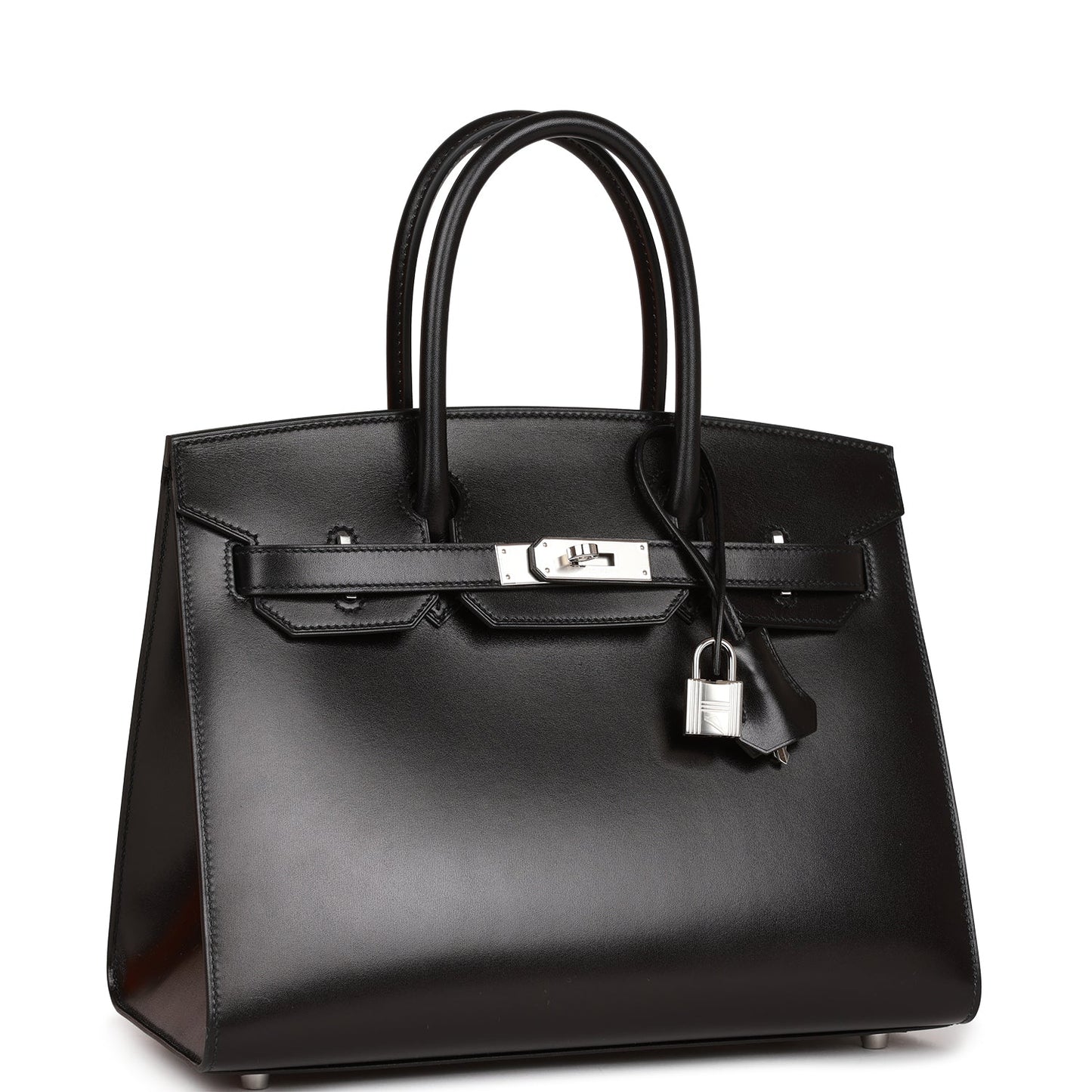 Hermes Birkin 30 Sellier Black Box Palladium Hardware