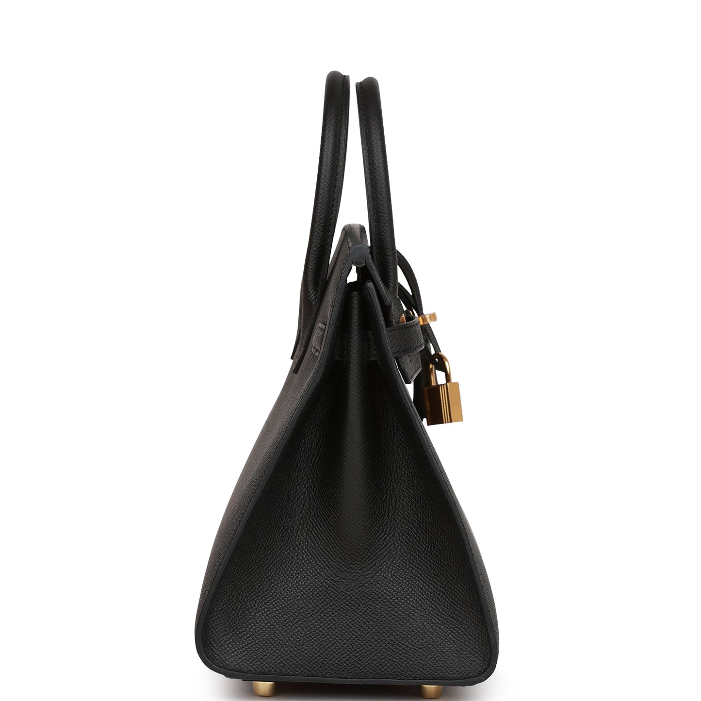 Hermes Birkin 25 Sellier Black Epsom Gold Hardware