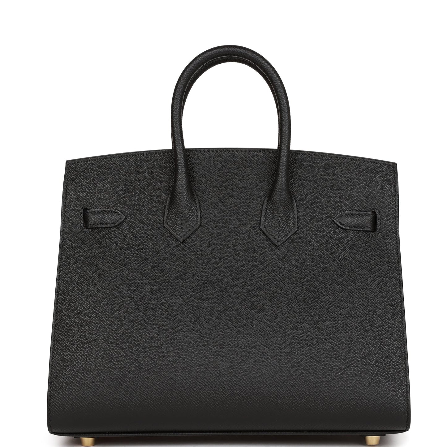 Hermes Birkin 25 Sellier Black Epsom Gold Hardware