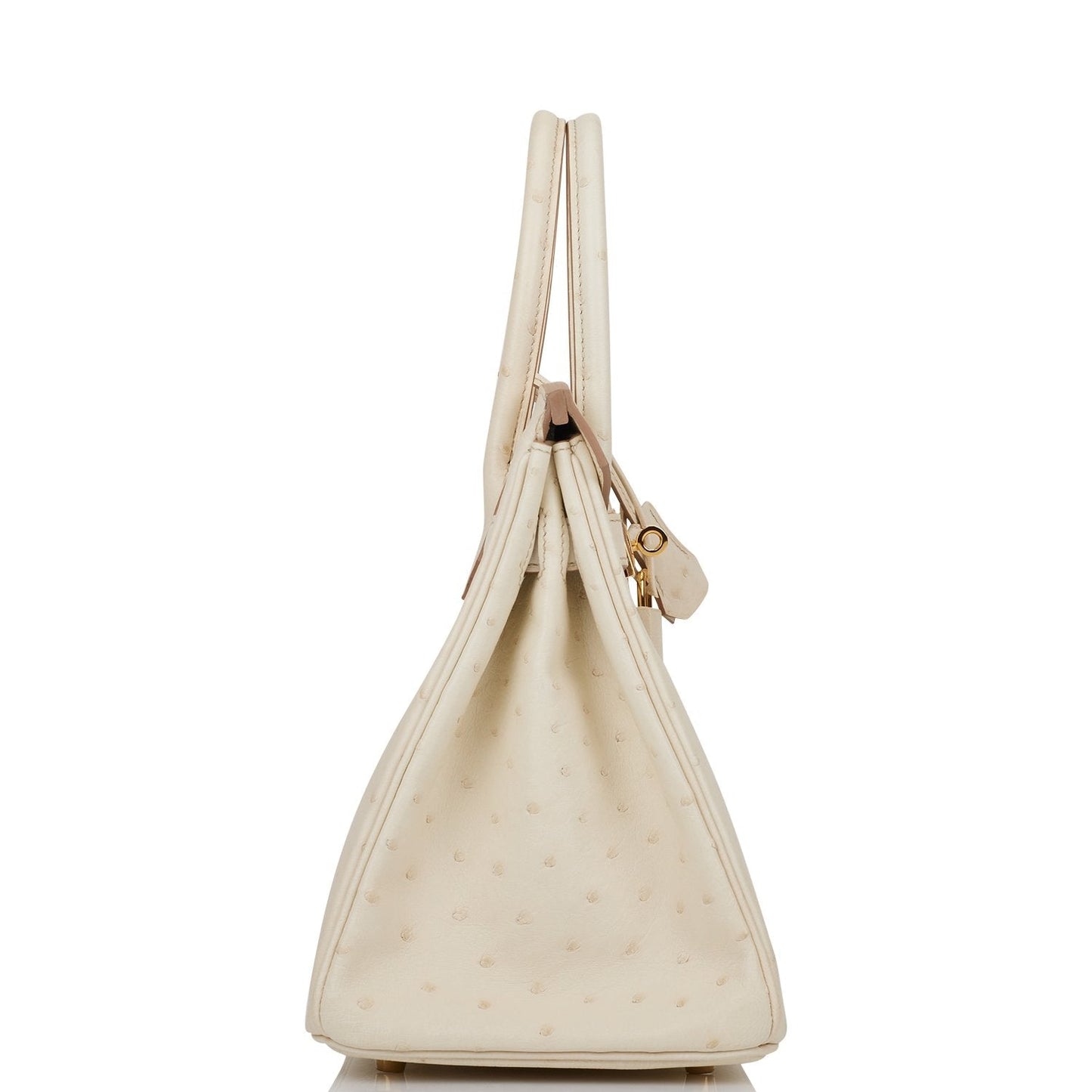 Hermes Birkin 30 Beton Ostrich Gold Hardware