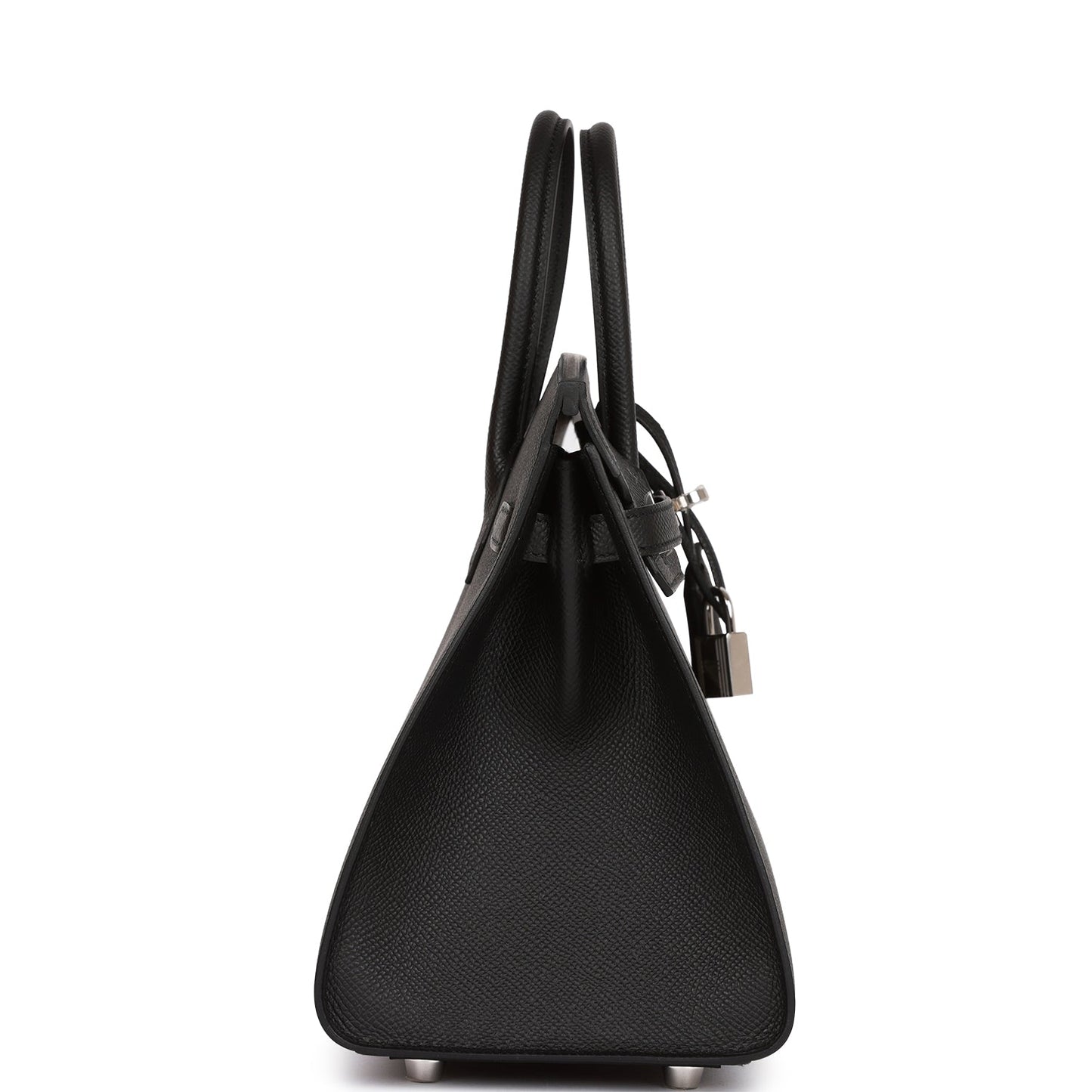 Hermes Birkin 25 Sellier Black Epsom Palladium Hardware