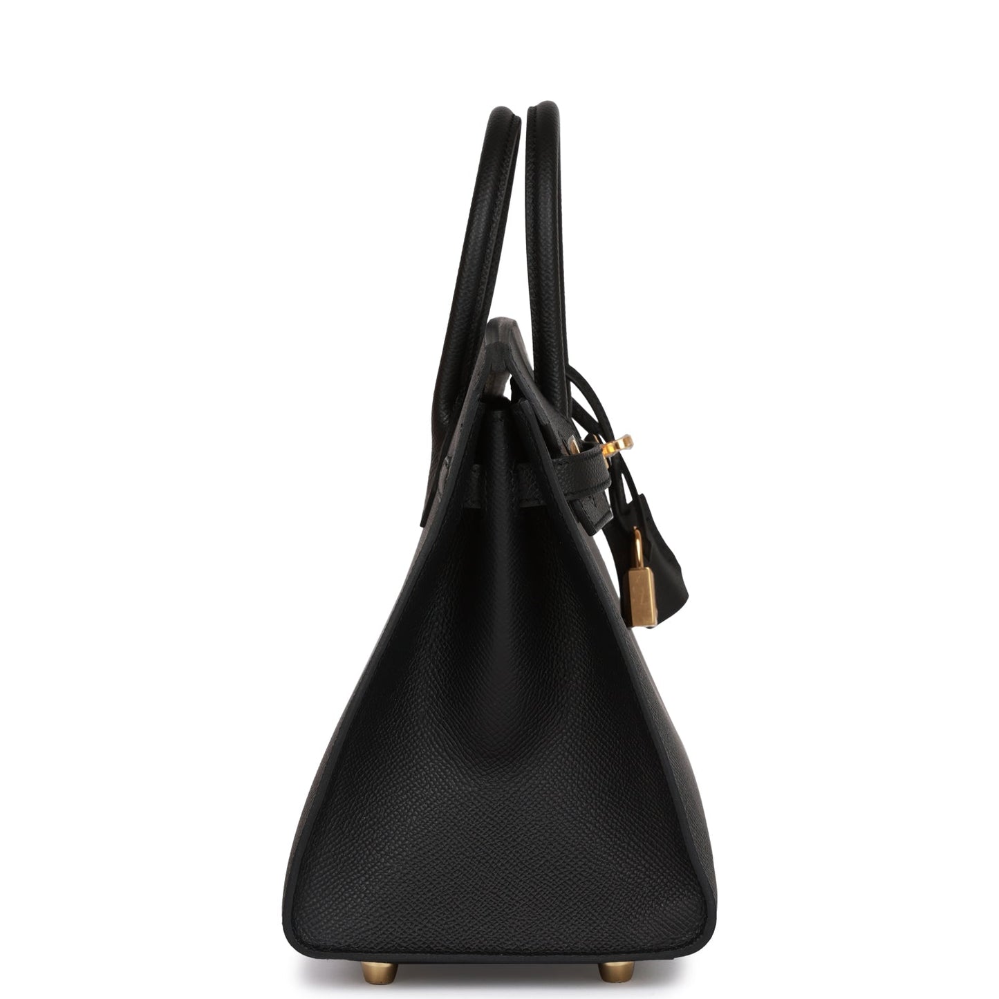 Hermes Birkin 25 Sellier Black Epsom Gold Hardware