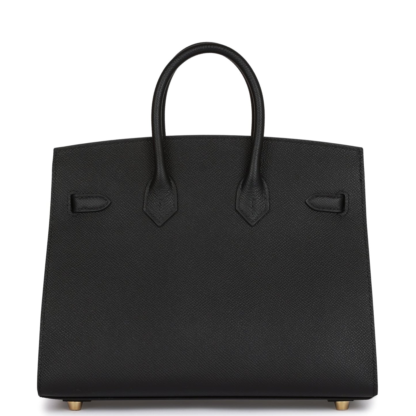 Hermes Birkin 25 Sellier Black Epsom Gold Hardware