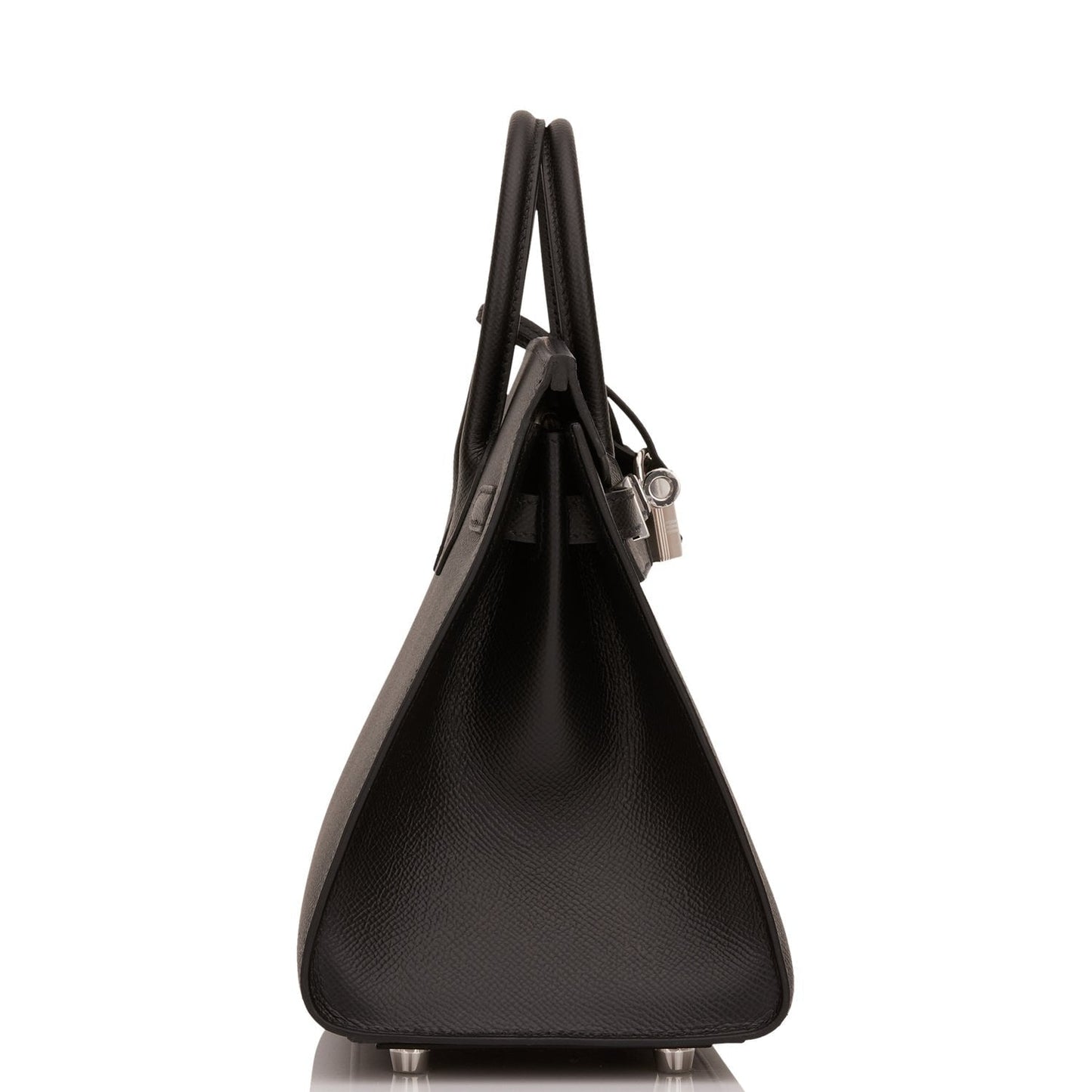 Hermes Birkin 25 Sellier Black Epsom Palladium Hardware
