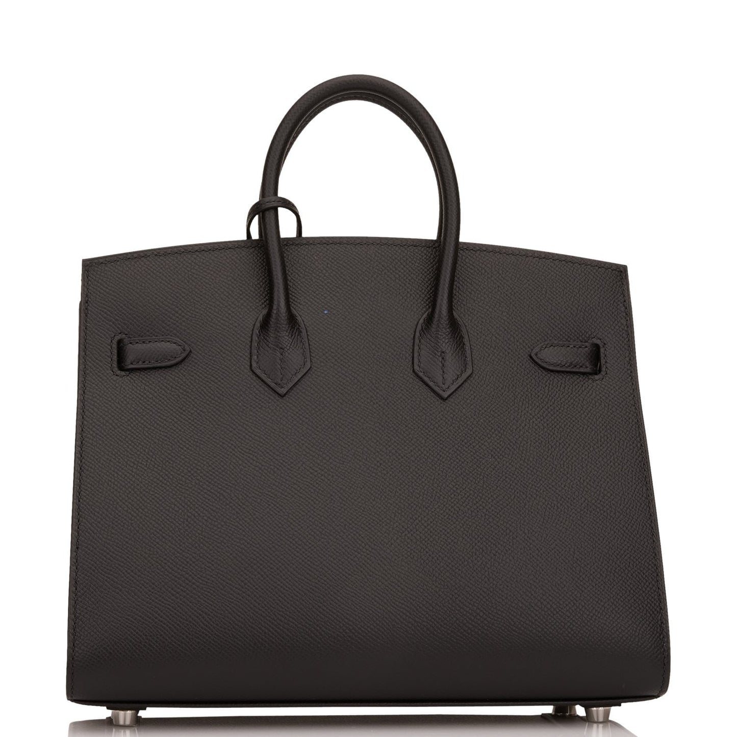 Hermes Birkin 25 Sellier Black Epsom Palladium Hardware