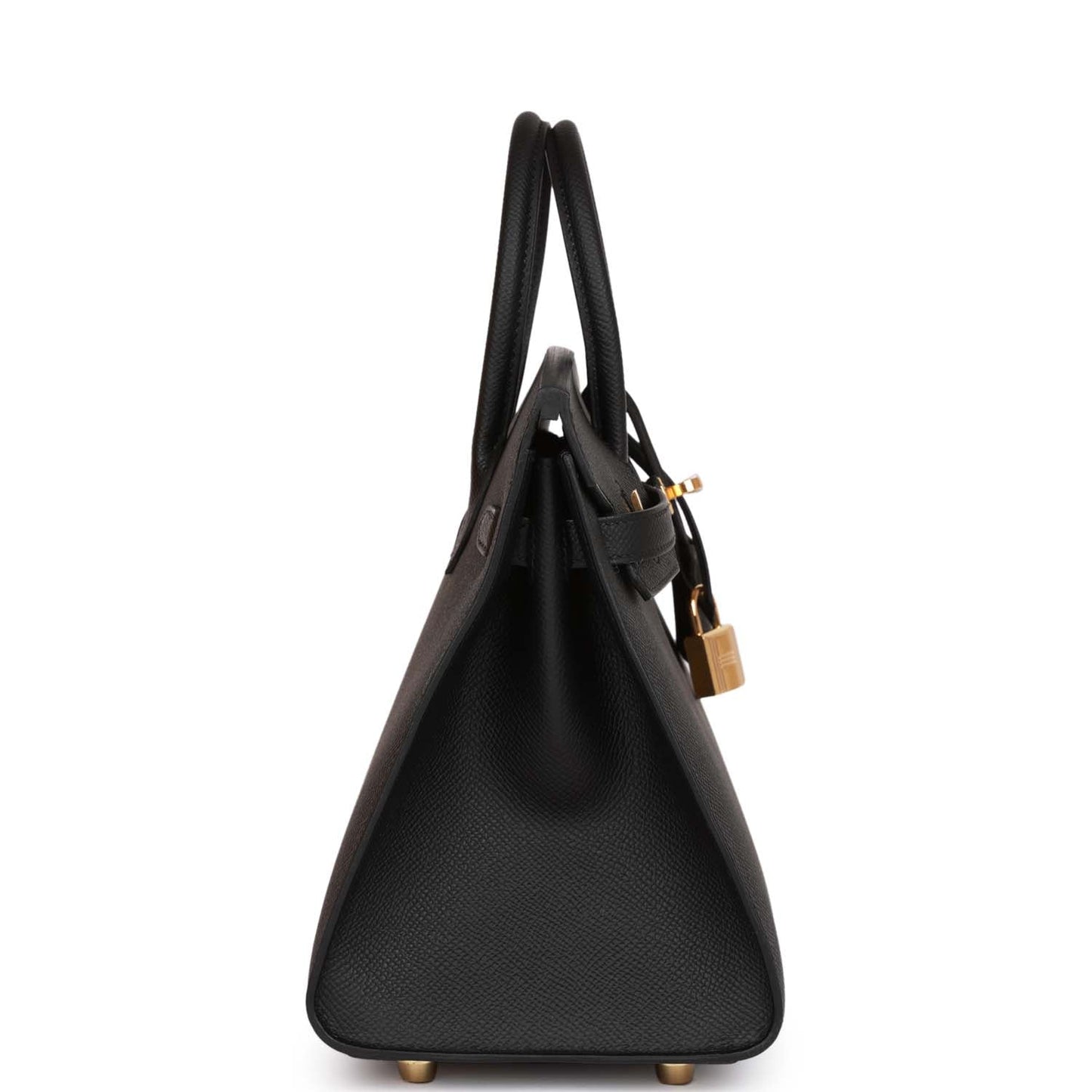 Hermes Birkin 25 Sellier Black Epsom Gold Hardware